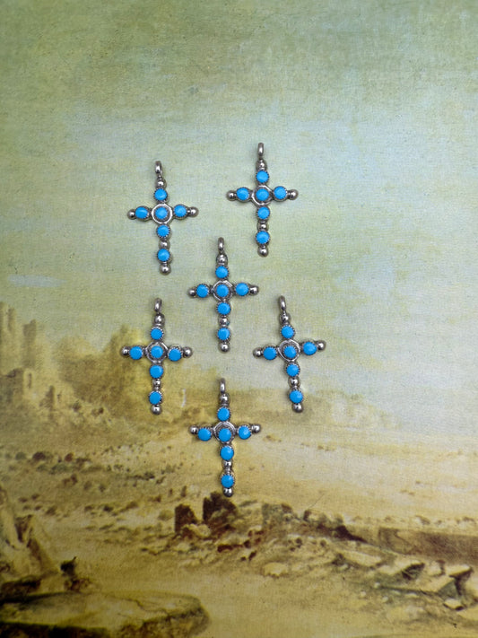 Turquoise Cross Pendant