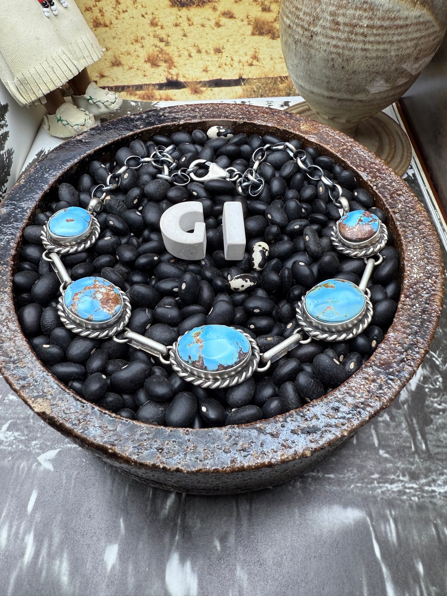 Golden Hills Turquoise Choker