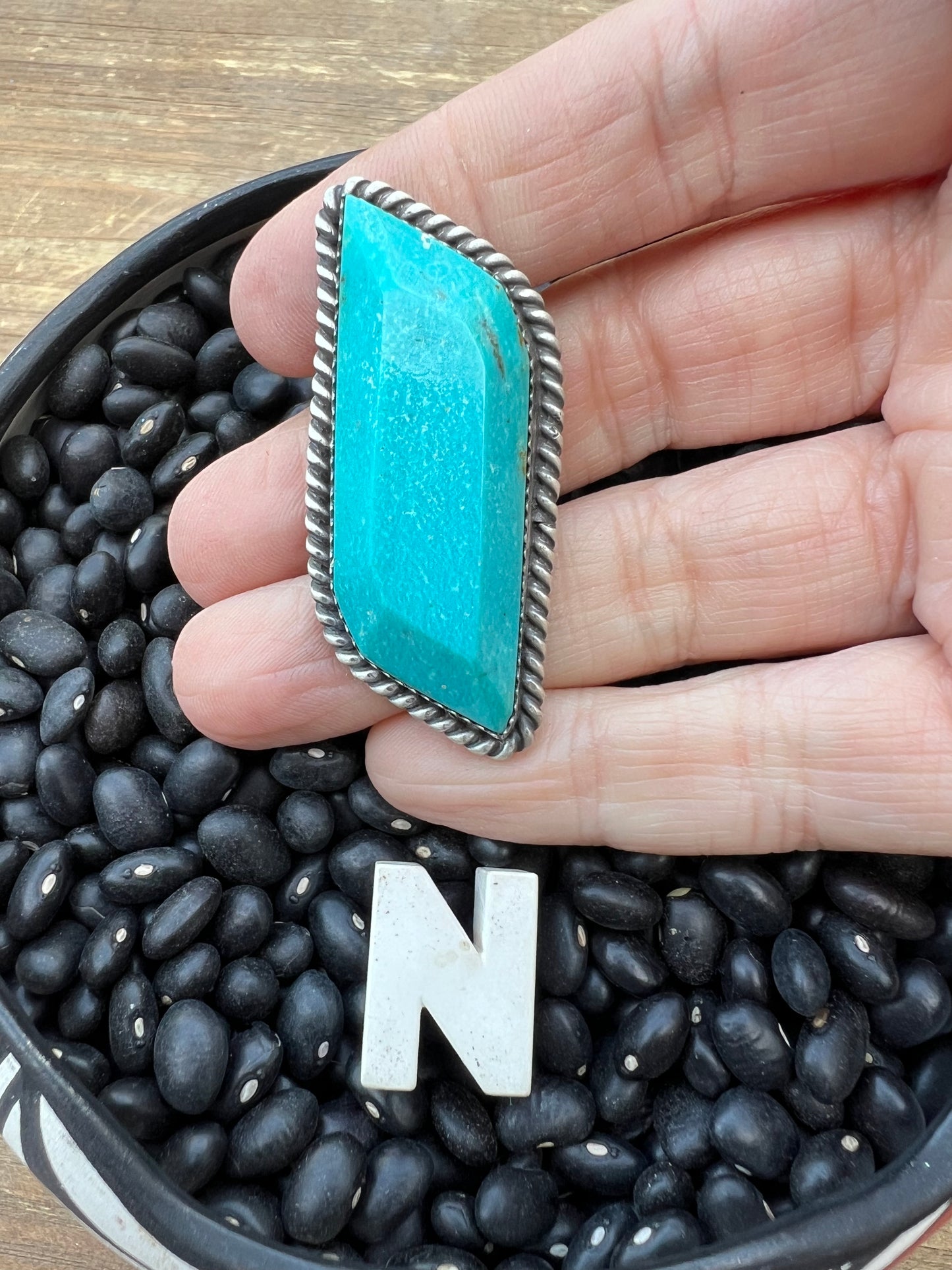 Rare Turquoise Faceted Gem Pendants