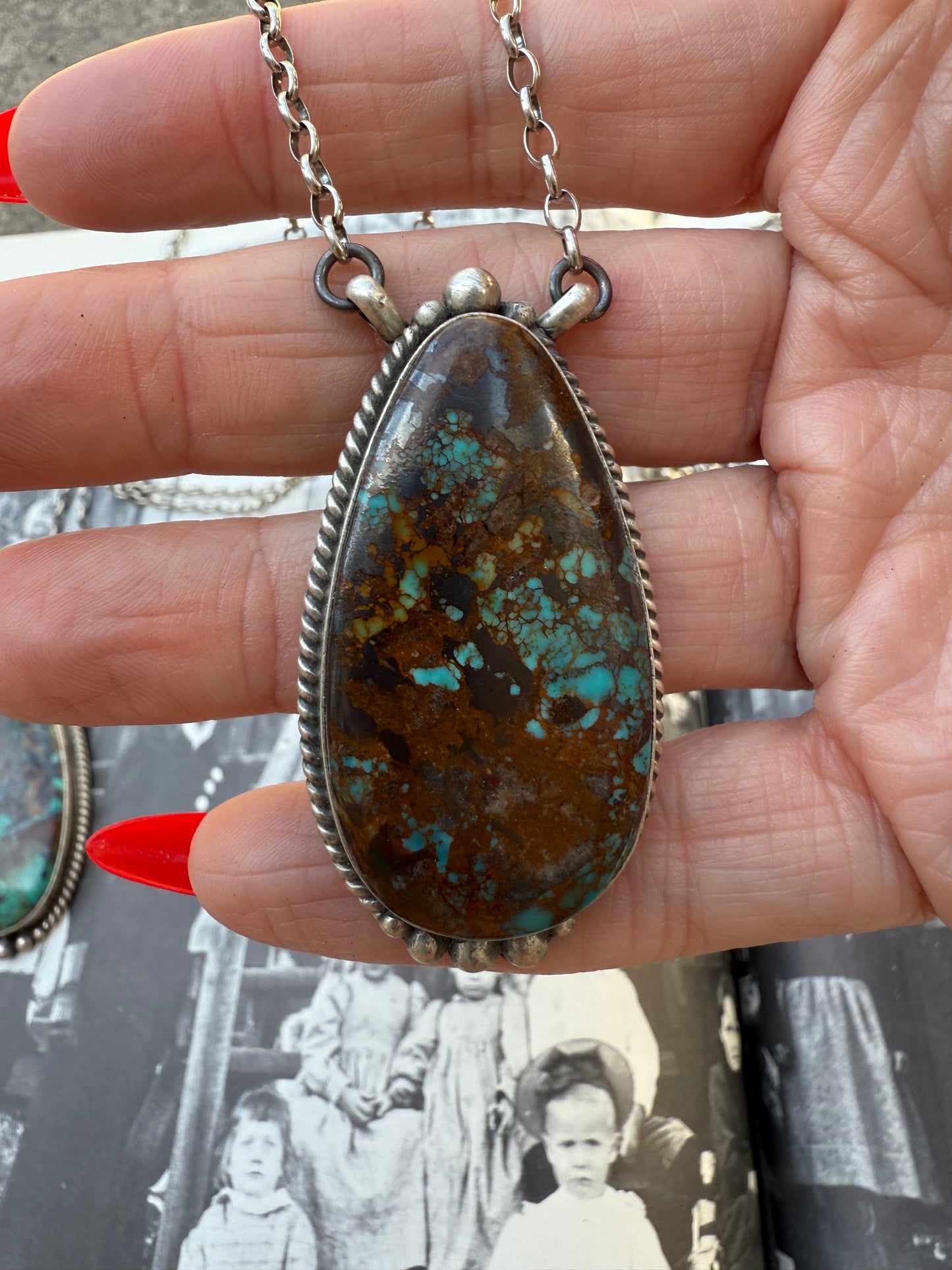 Big Foot Turquoise Necklace