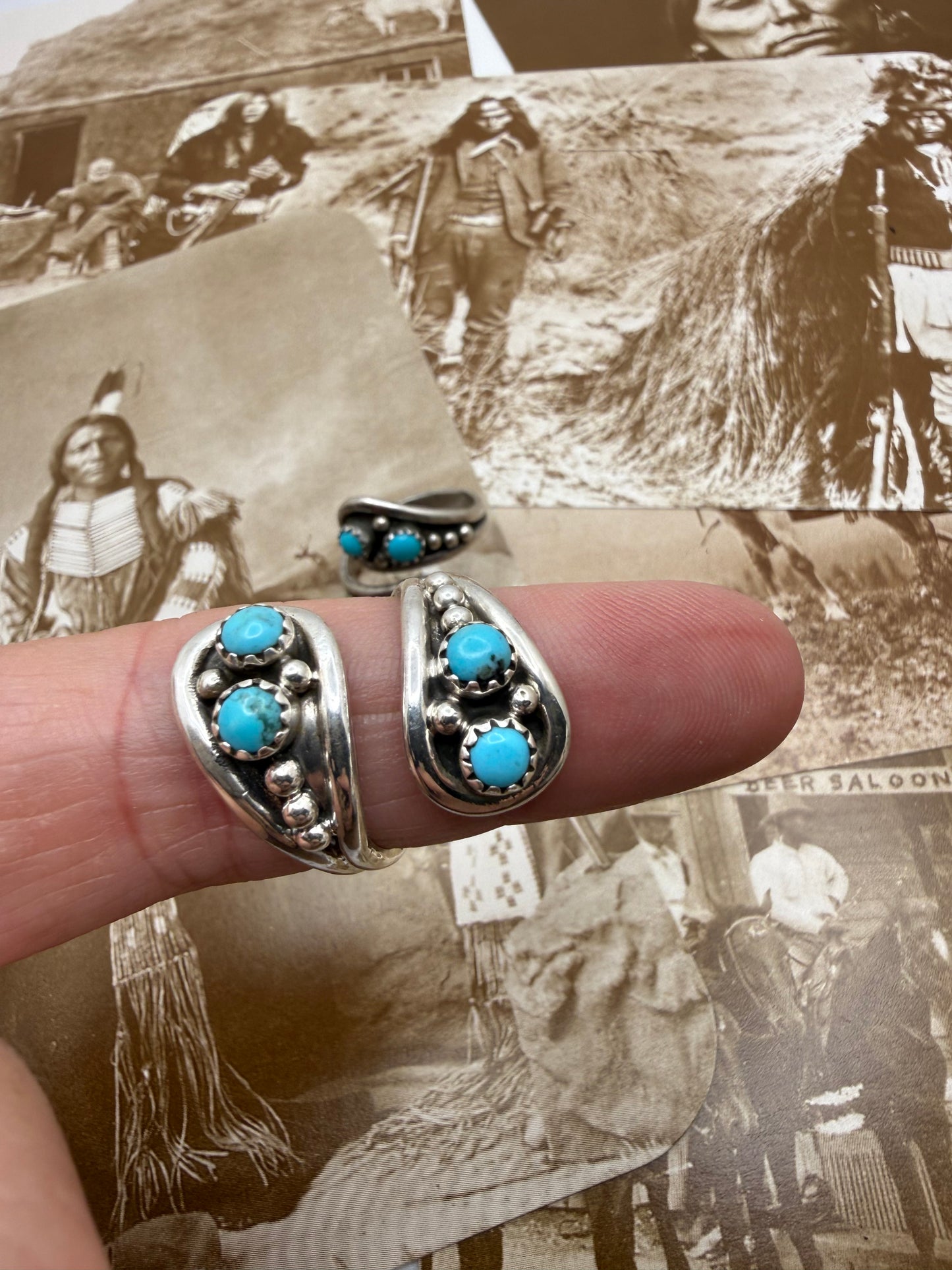 Adjustable 4 Stone Ring