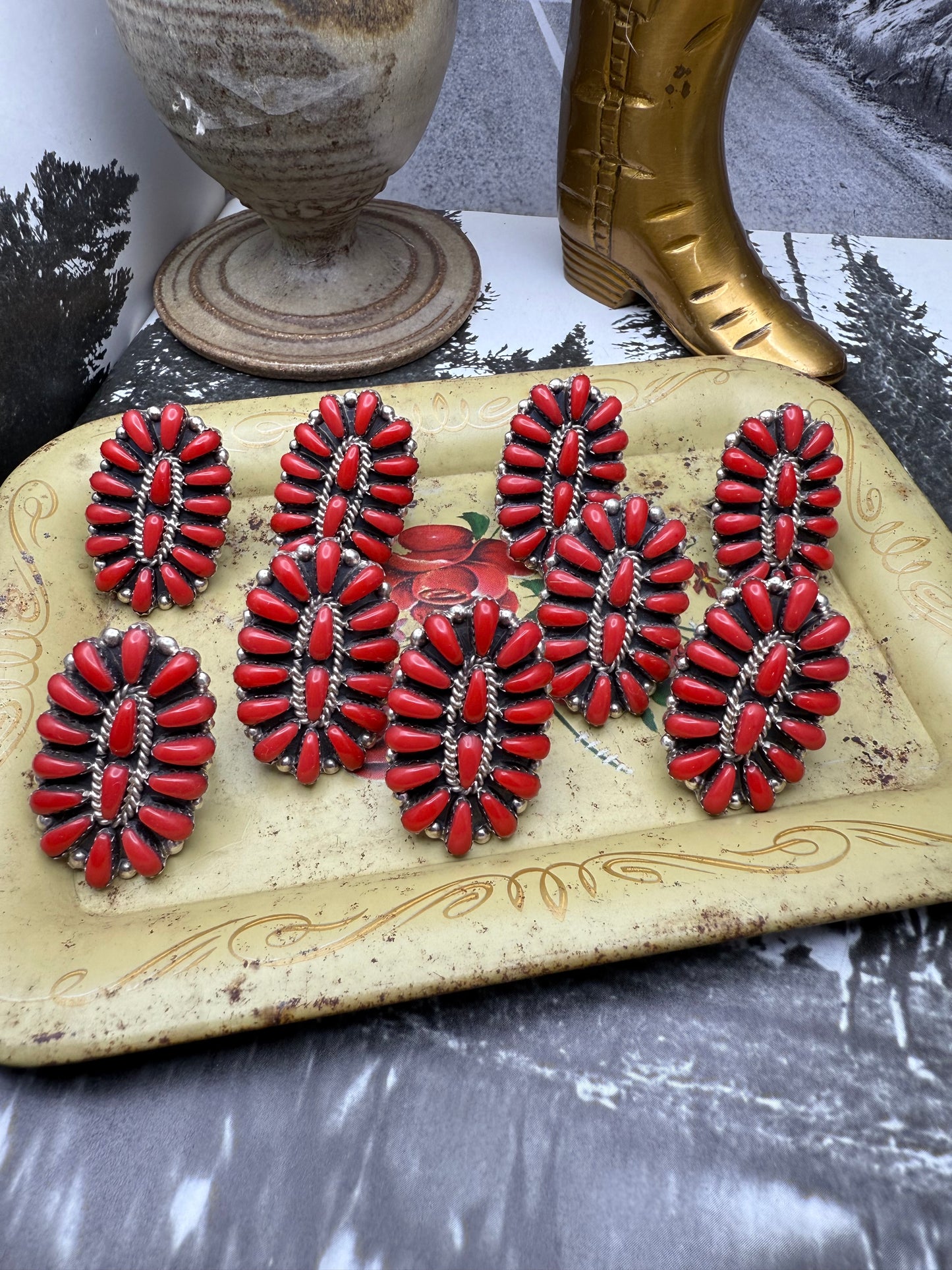 OG Native American Cluster Ring