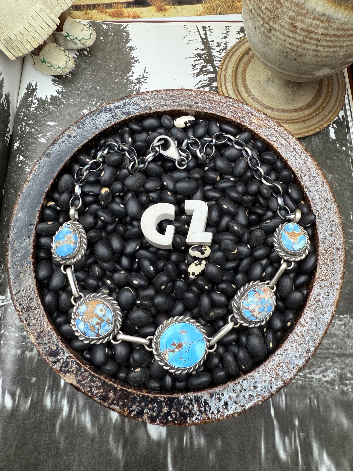 Golden Hills Turquoise Choker