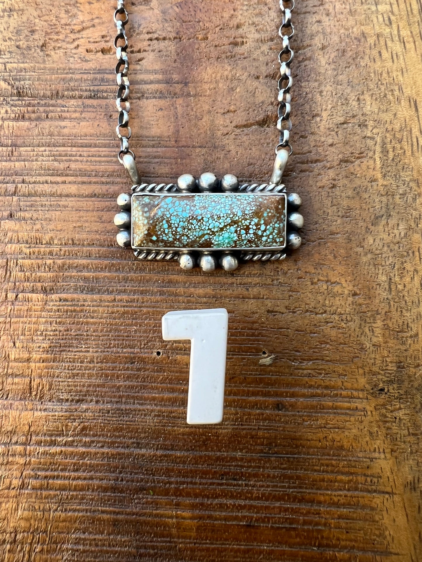 Zia Turquoise Bar Necklace