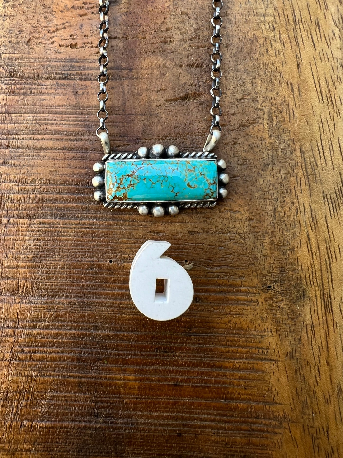 Zia Turquoise Bar Necklace