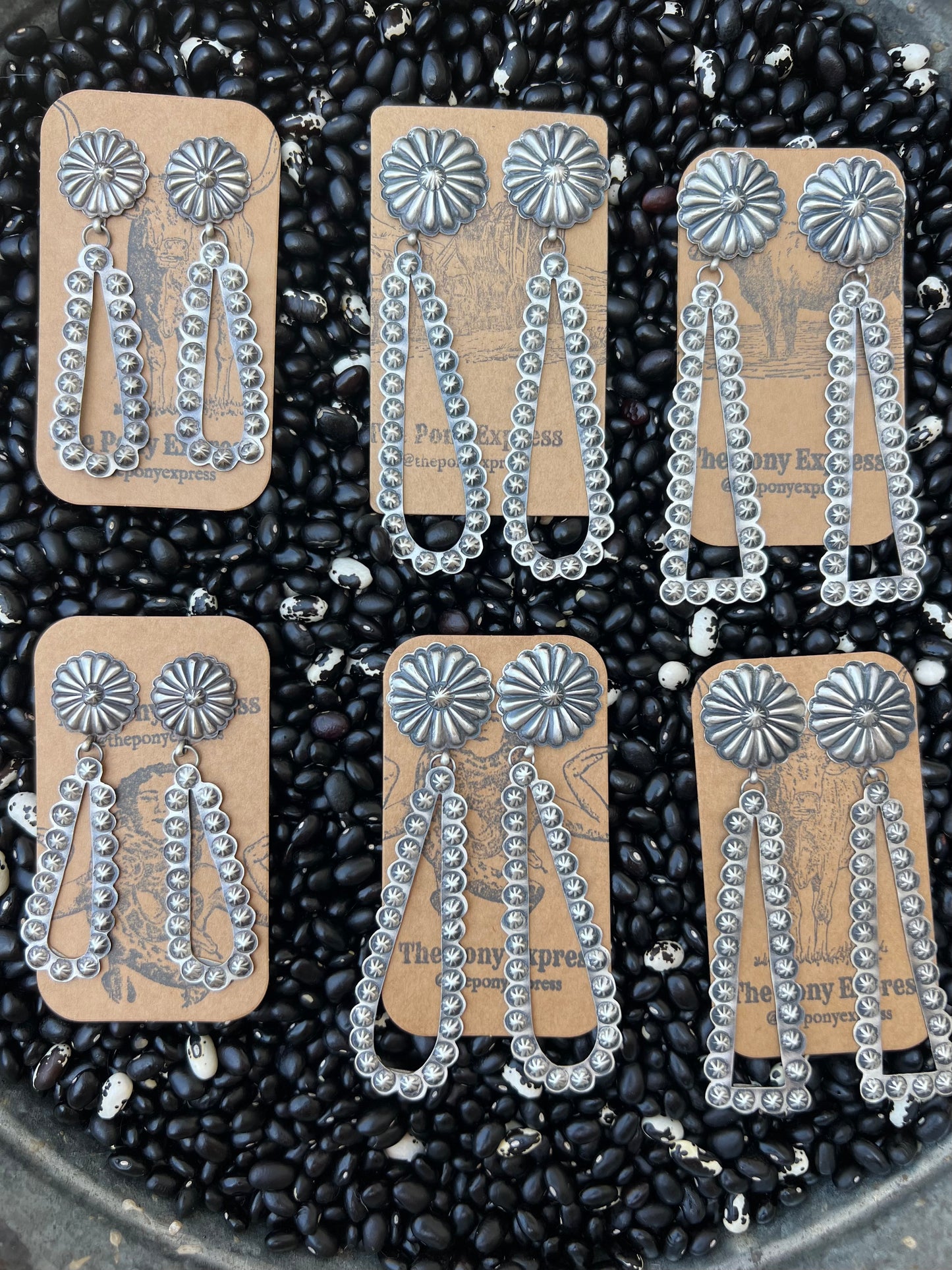 Starburst Concho Earrings