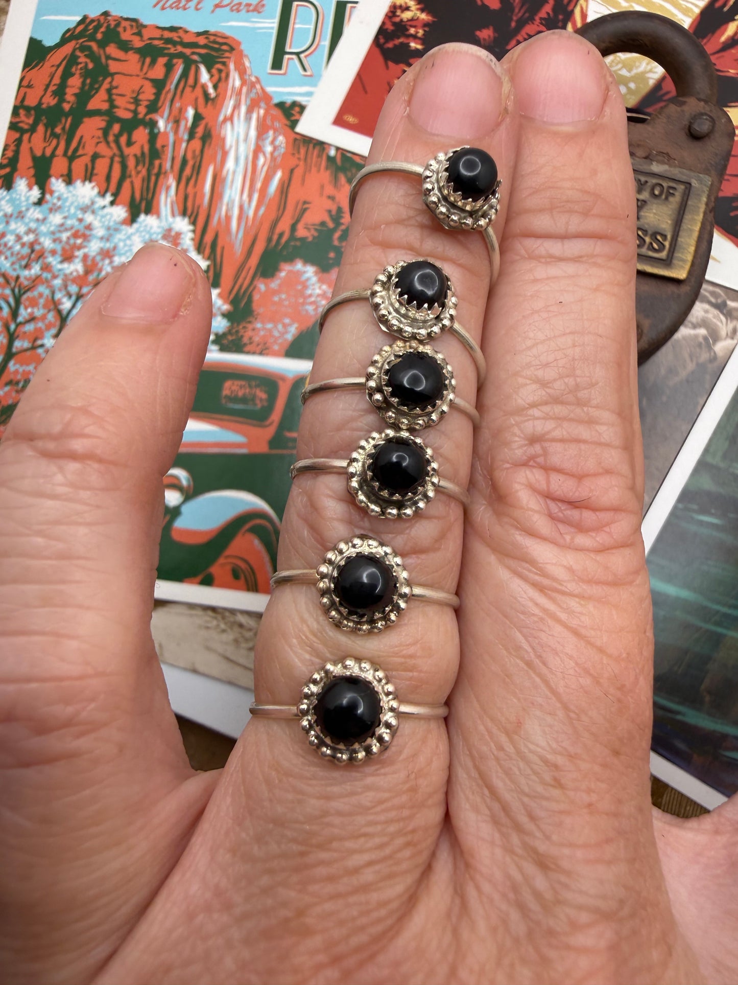 Dainty Onyx Ring