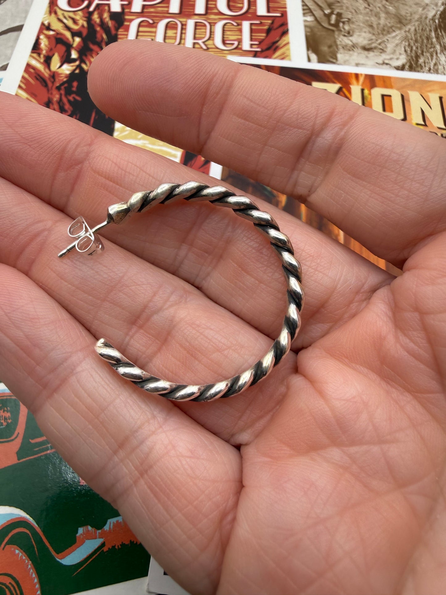 Rope Twister Handmade Hoops