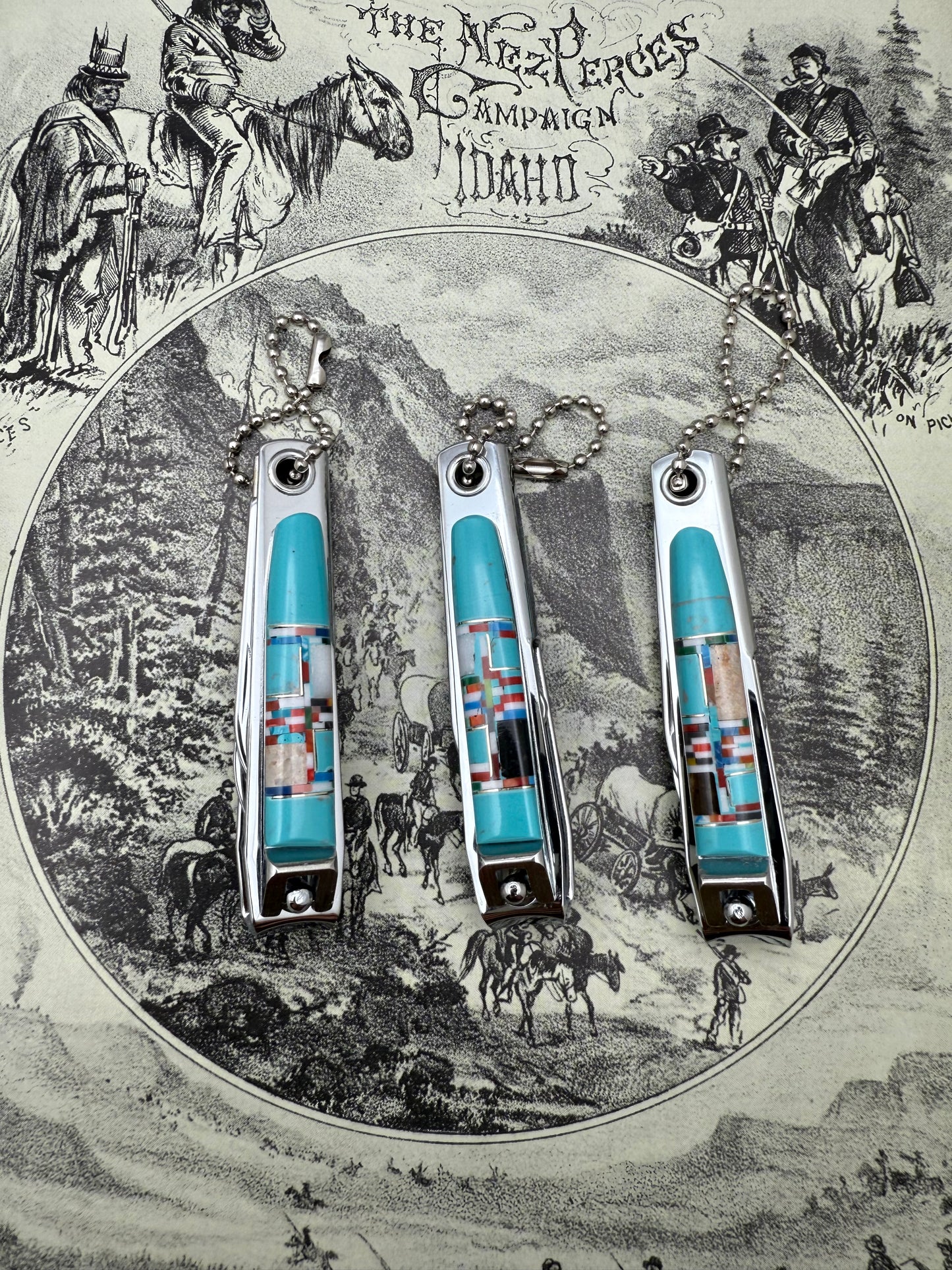 Inlay Southwestern Nail Clippers