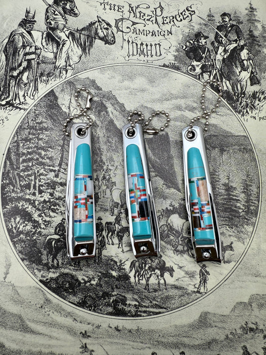 Inlay Southwestern Nail Clippers