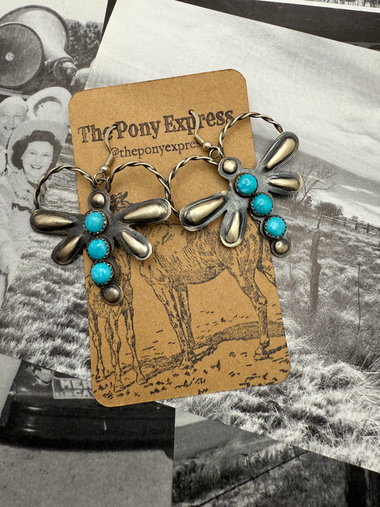 Dragonfly Concho Earrings