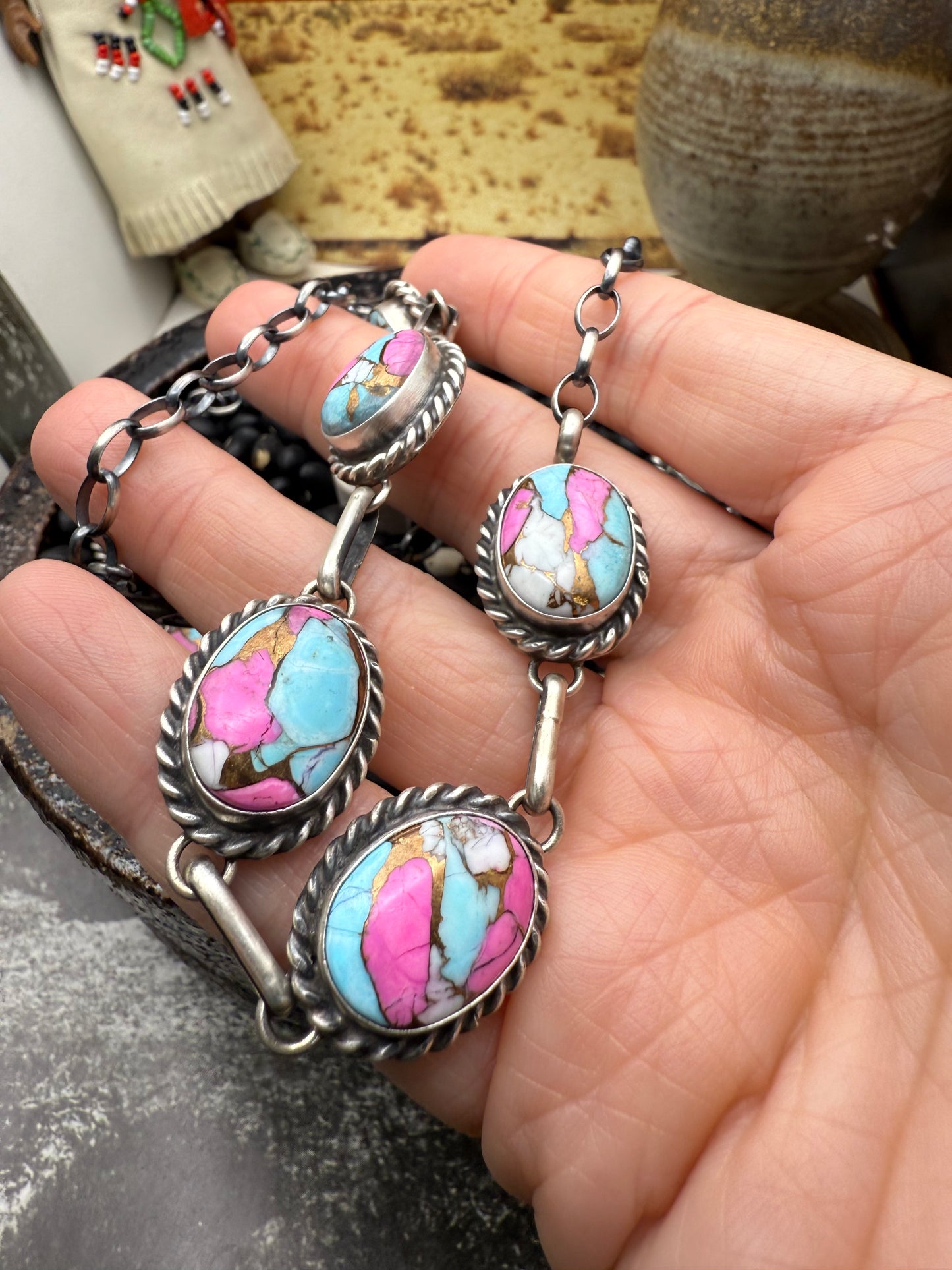 Cotton Candy Choker
