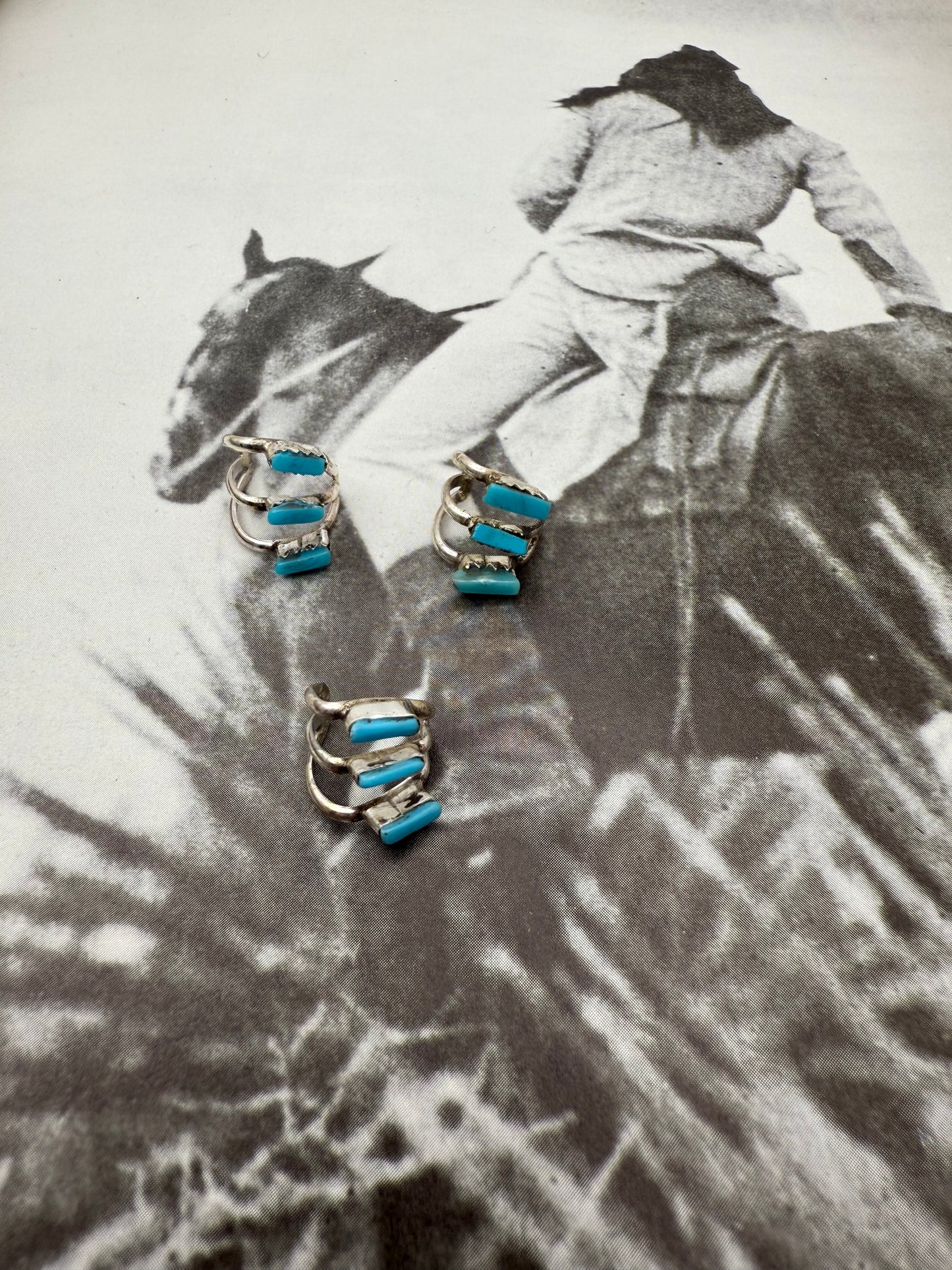 Three Stone Ear Cuff