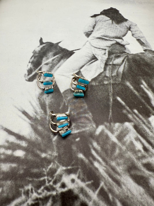 Three Stone Ear Cuff