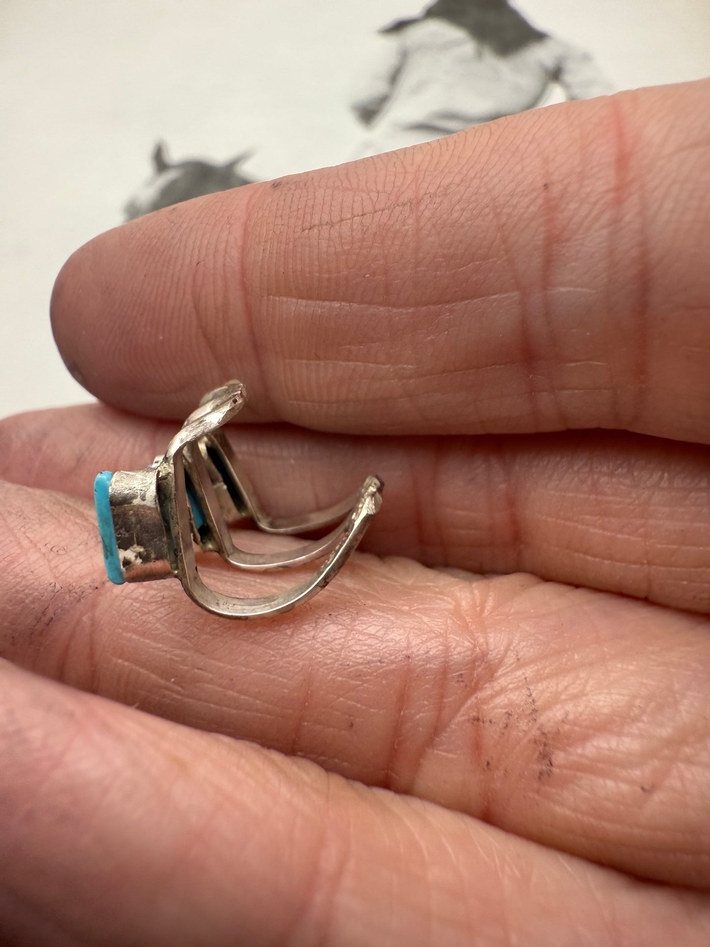 Three Stone Ear Cuff