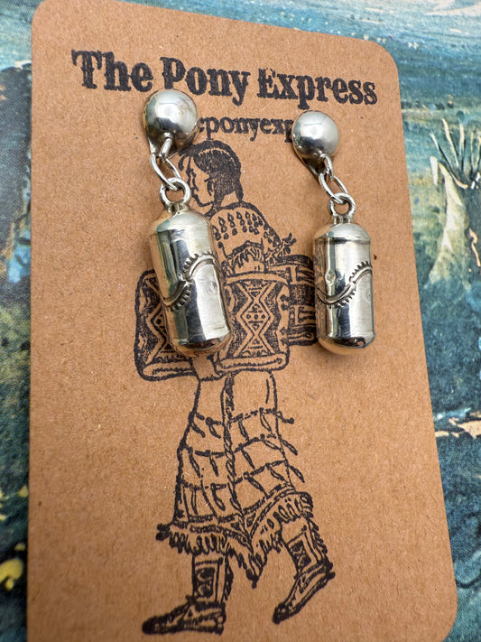 Handmade Navajo Pearl Earrings