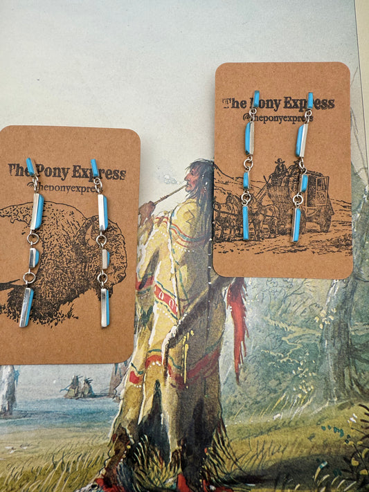 Turquoise Dash Dangles