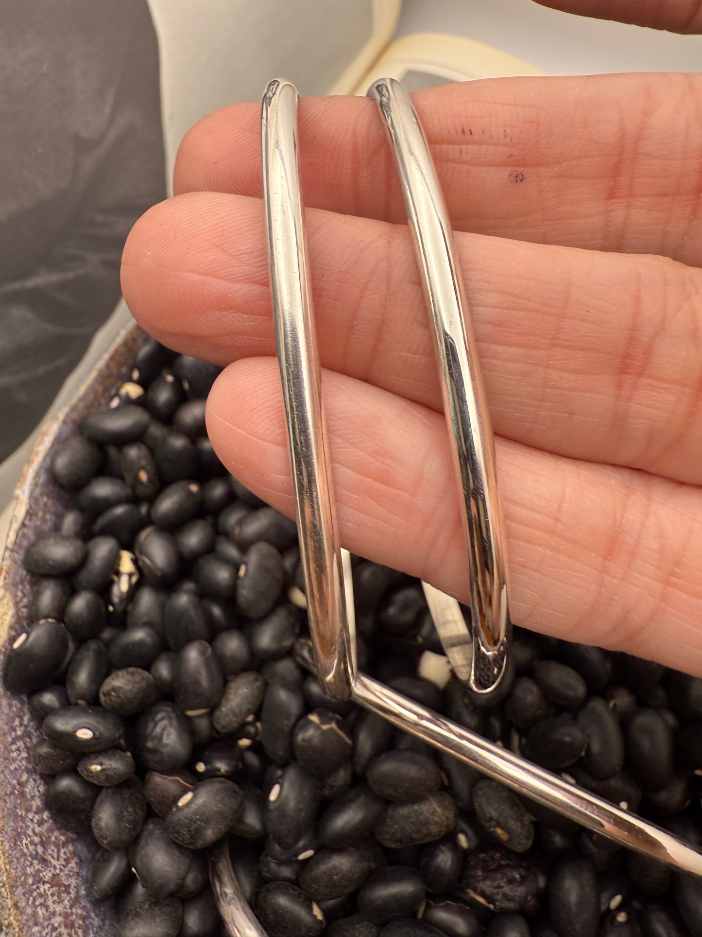 Plain Sterling Silver Stacker Cuff