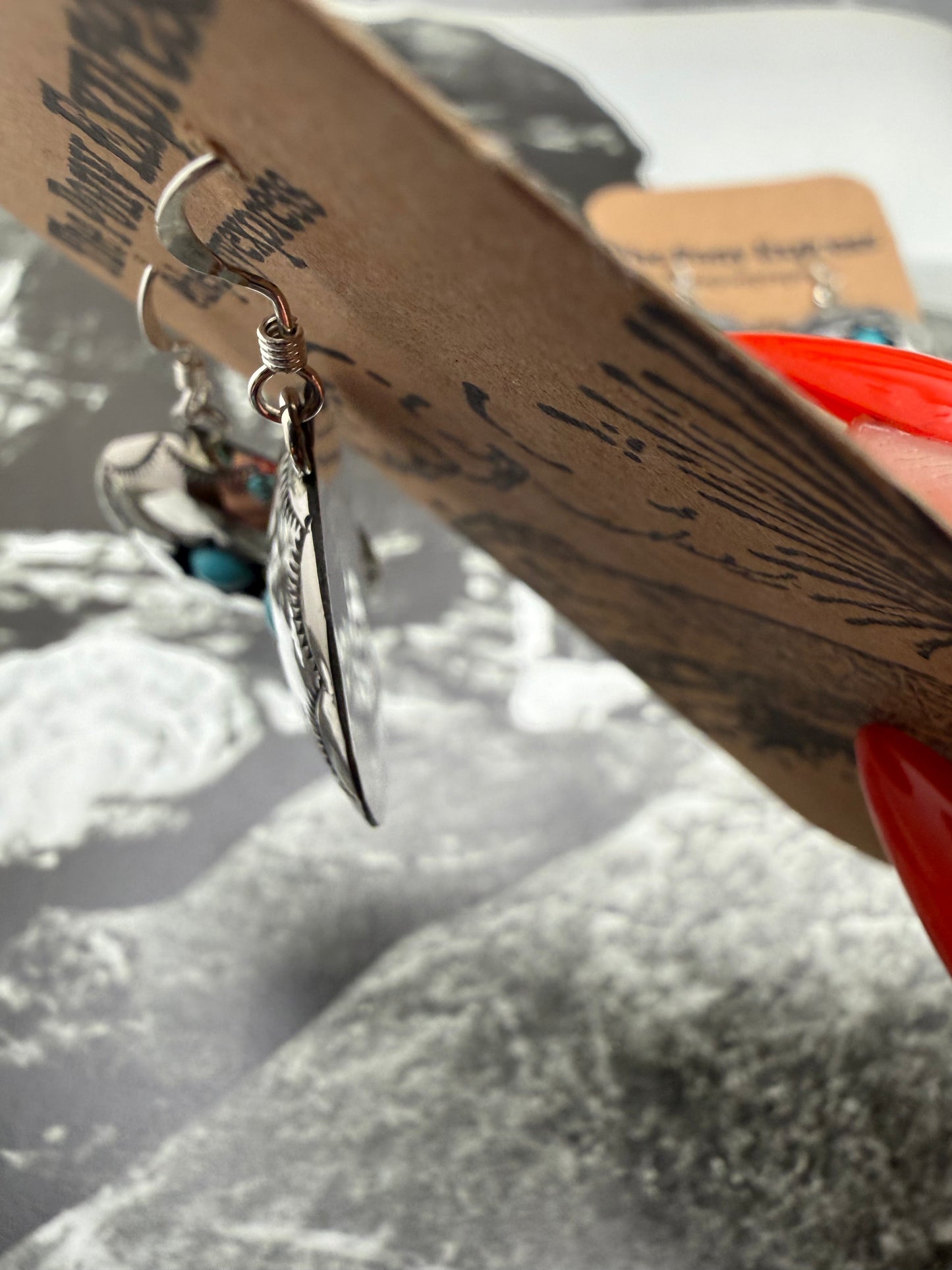 Shadowbox Dangle Earrings