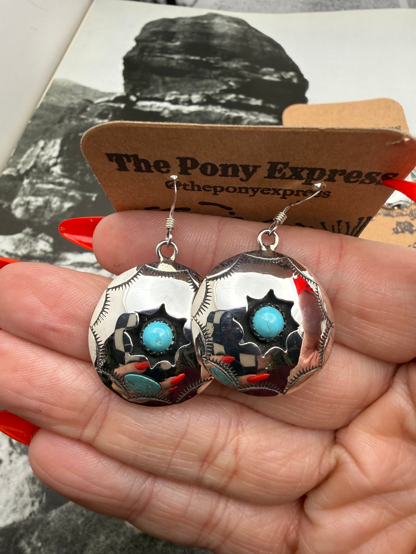 Shadowbox Dangle Earrings
