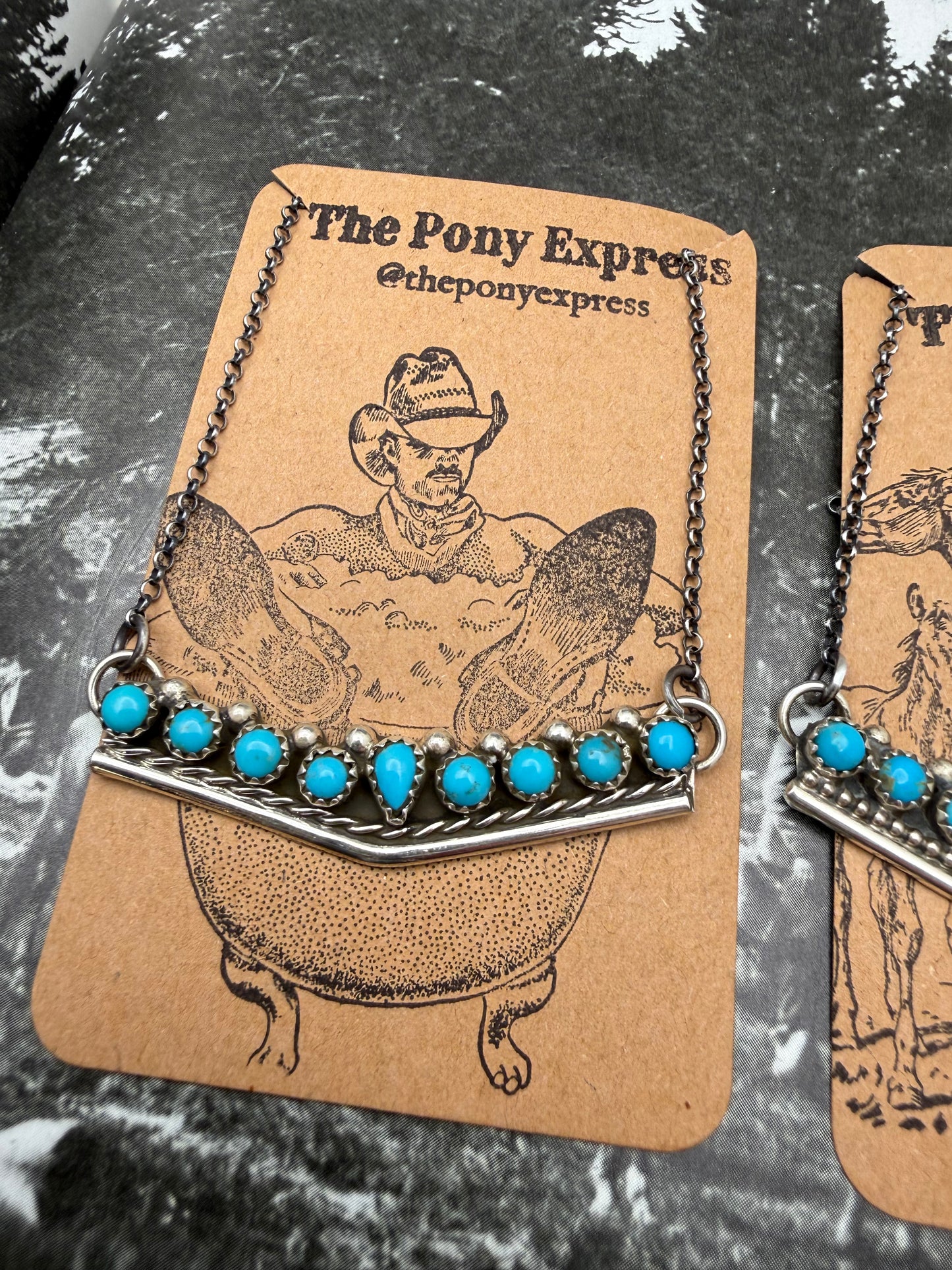 Turquoise V Necklace