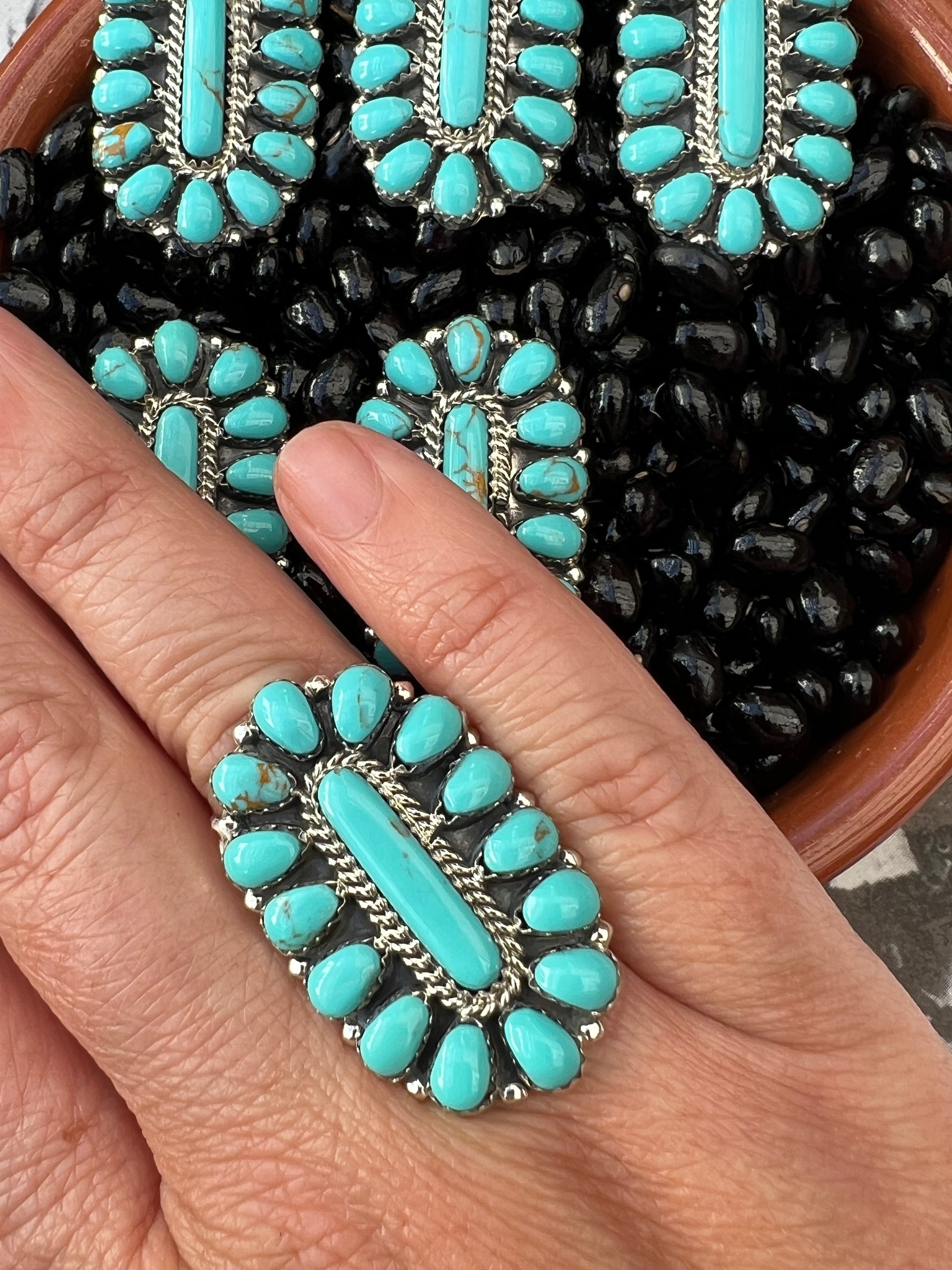【STAR JEWELRY】K10 リング ARQUISE TURQUOISE STAR JEWELRY】K10 リング ARQUISE TURQUOISE