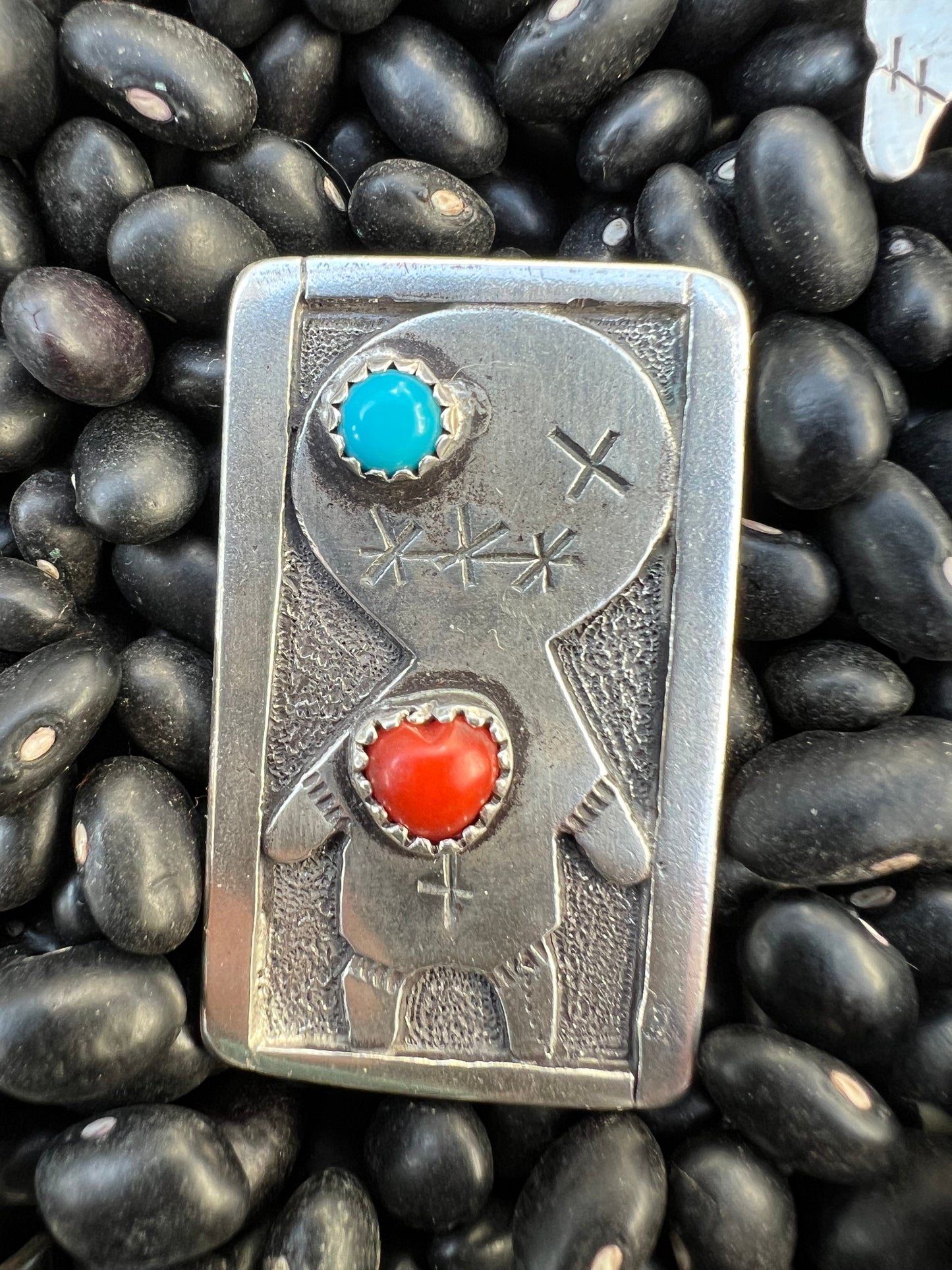 Turquoise Voodoo Doll Ring