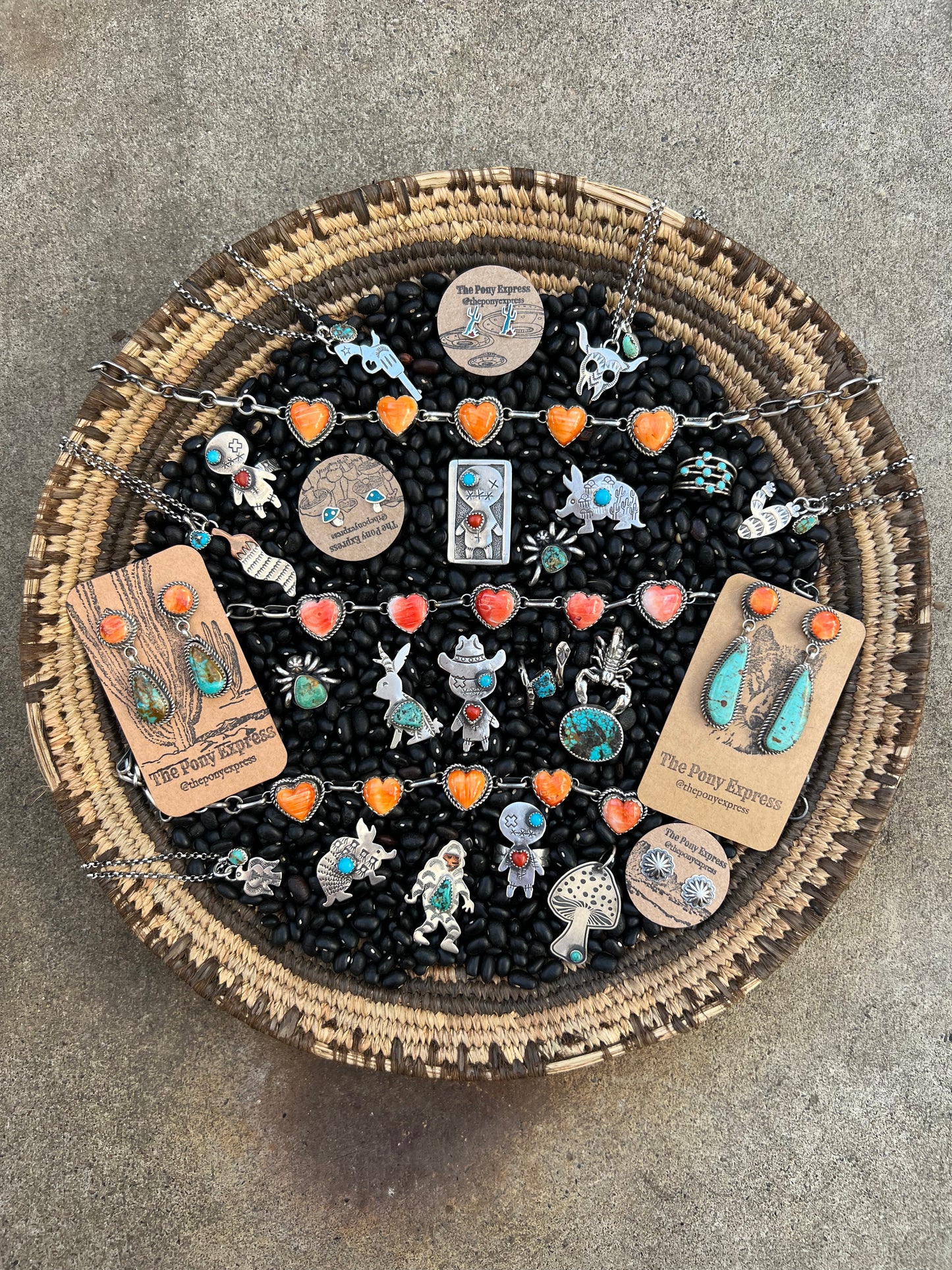 Turquoise Voodoo Doll Ring