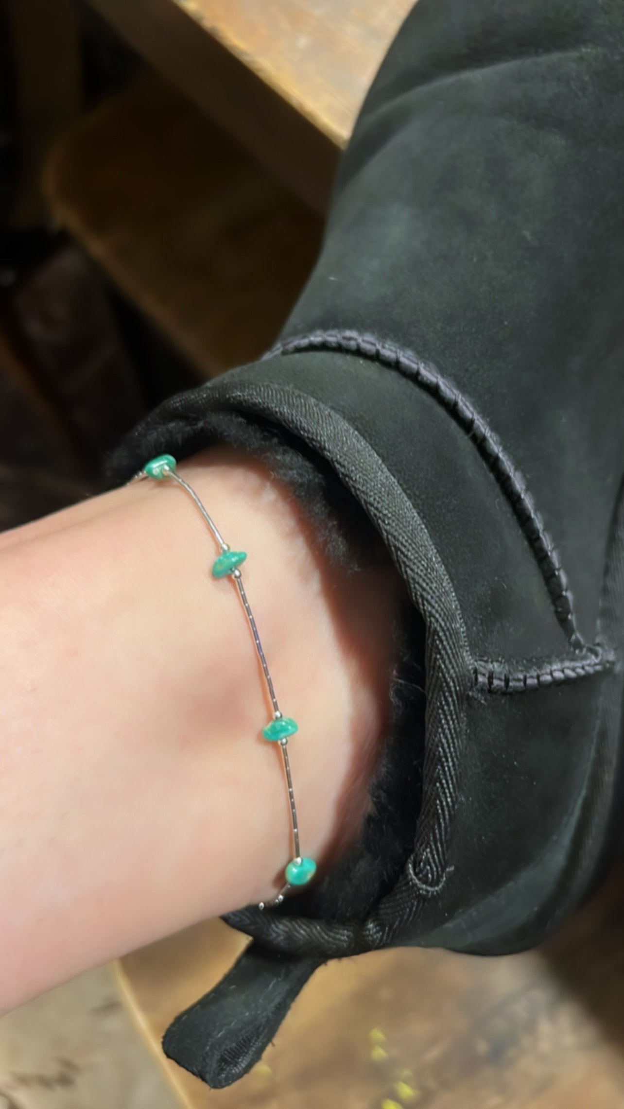 Liquid Silver Anklets