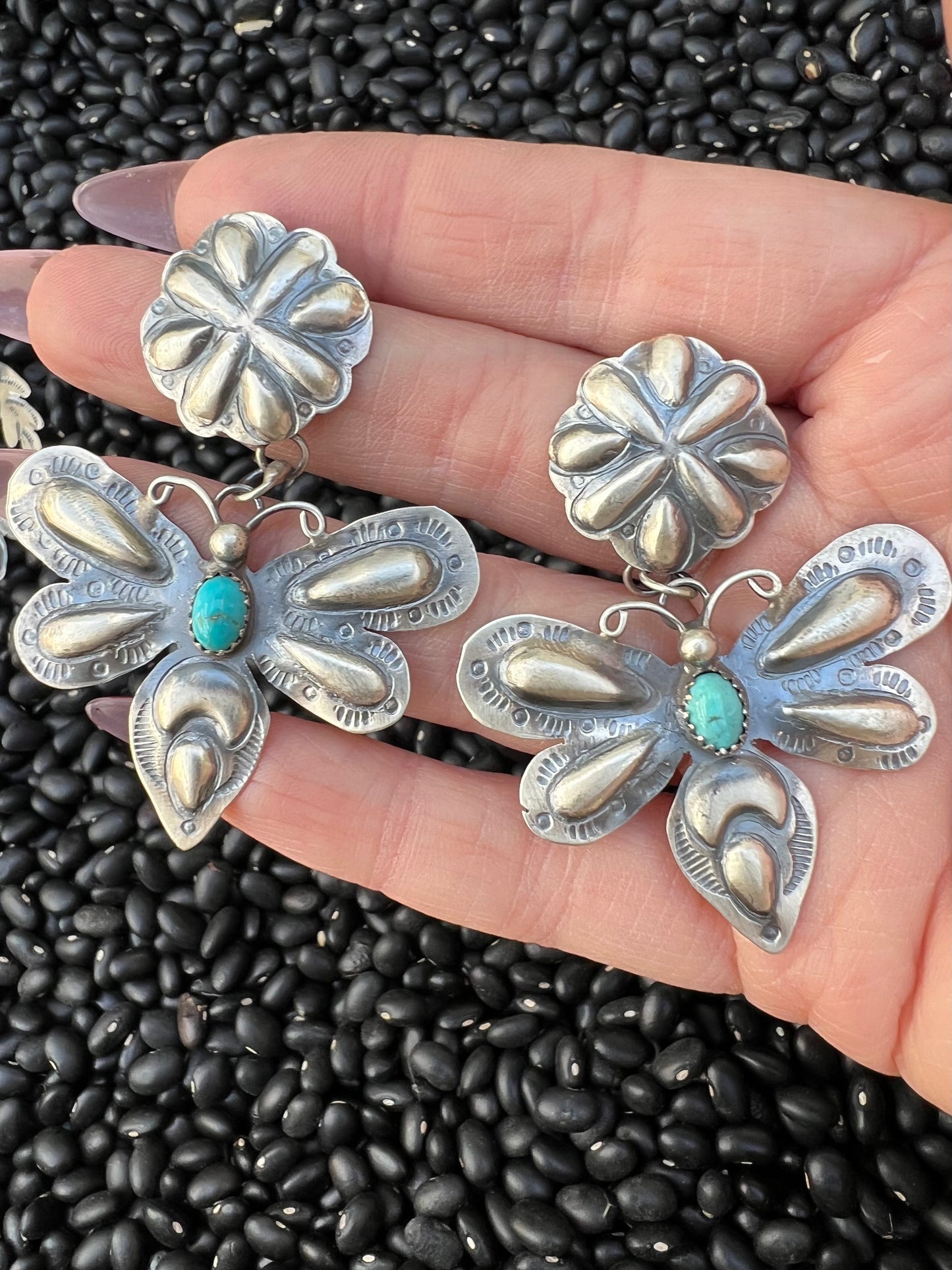 Dragonfly Concho Earrings