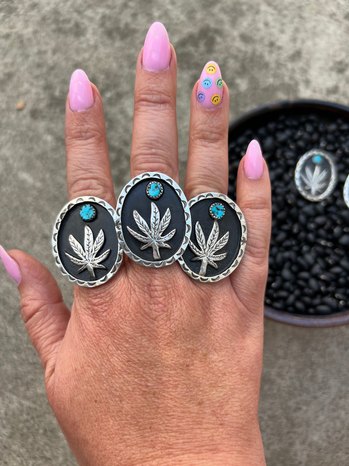 Dope Turquoise Rings