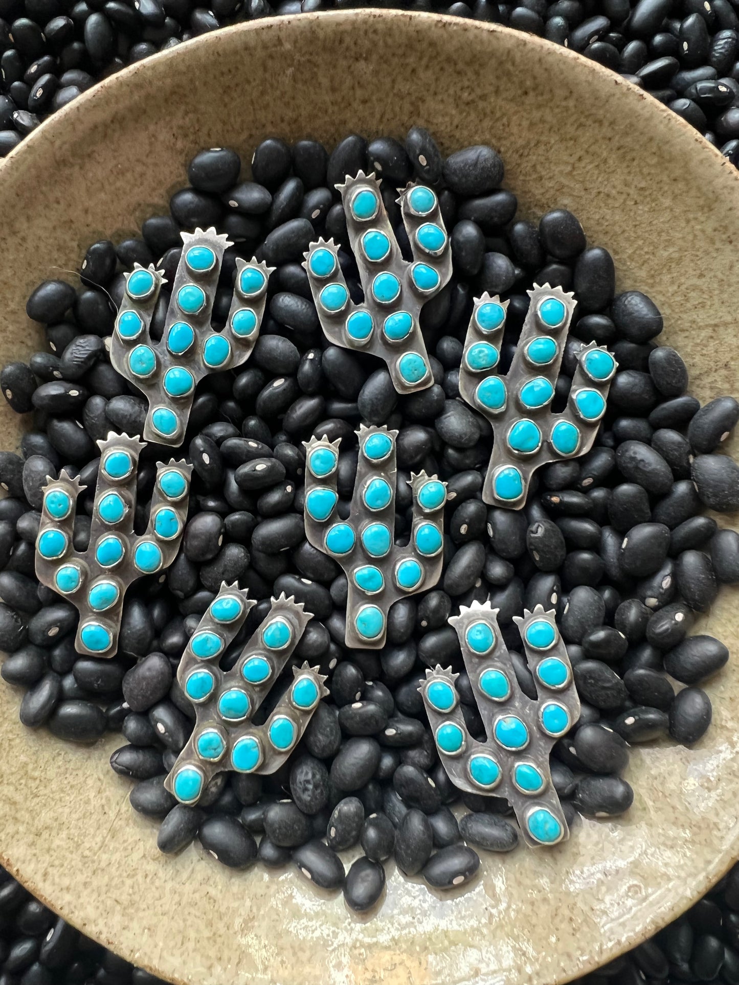 Turquoise Cactus Pendant