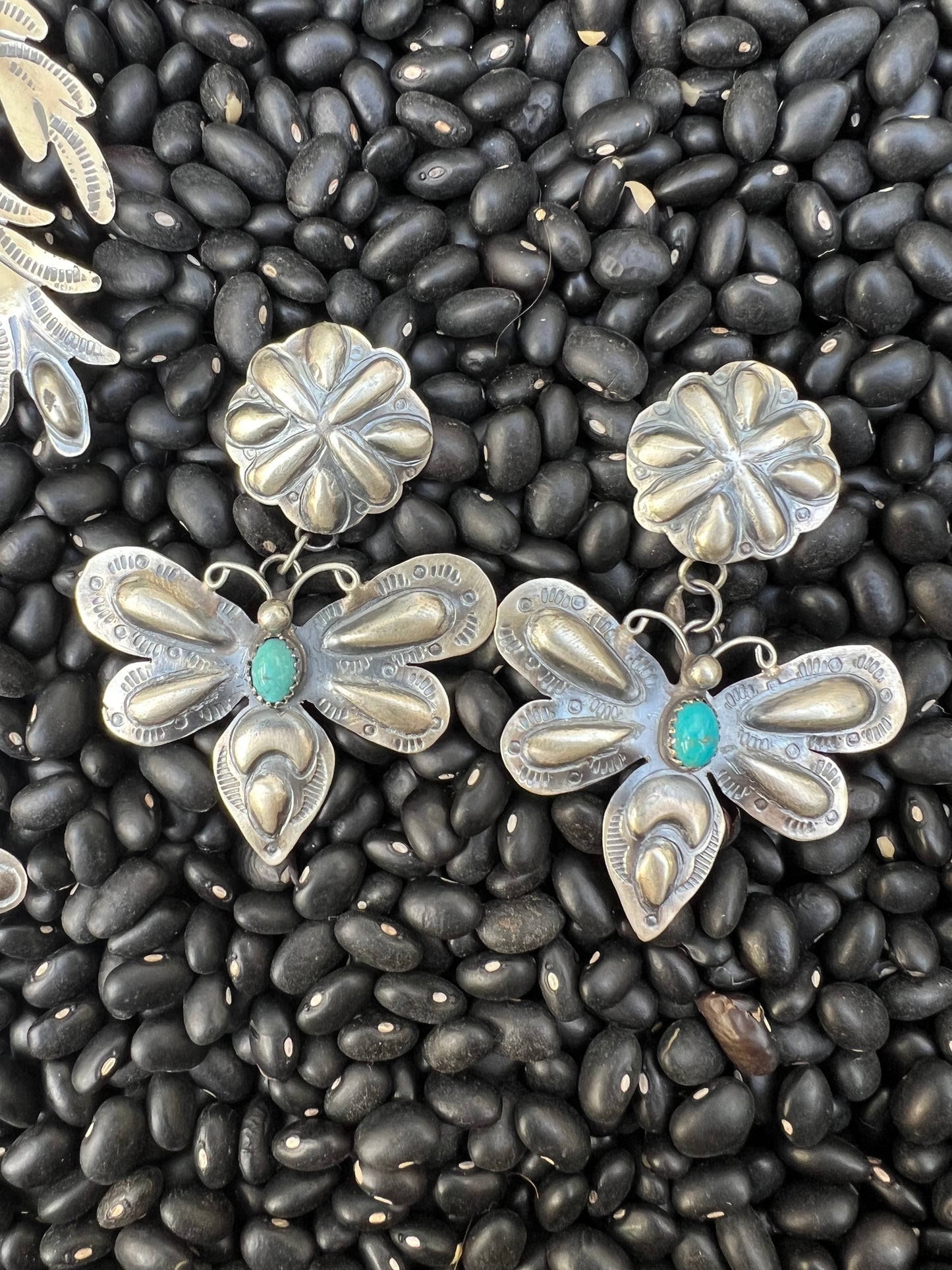 Dragonfly Concho Earrings