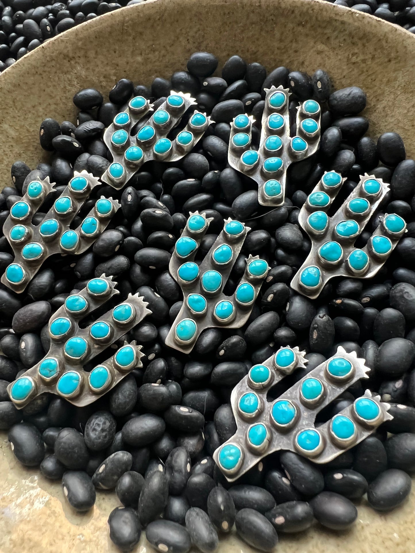 Turquoise Cactus Pendant