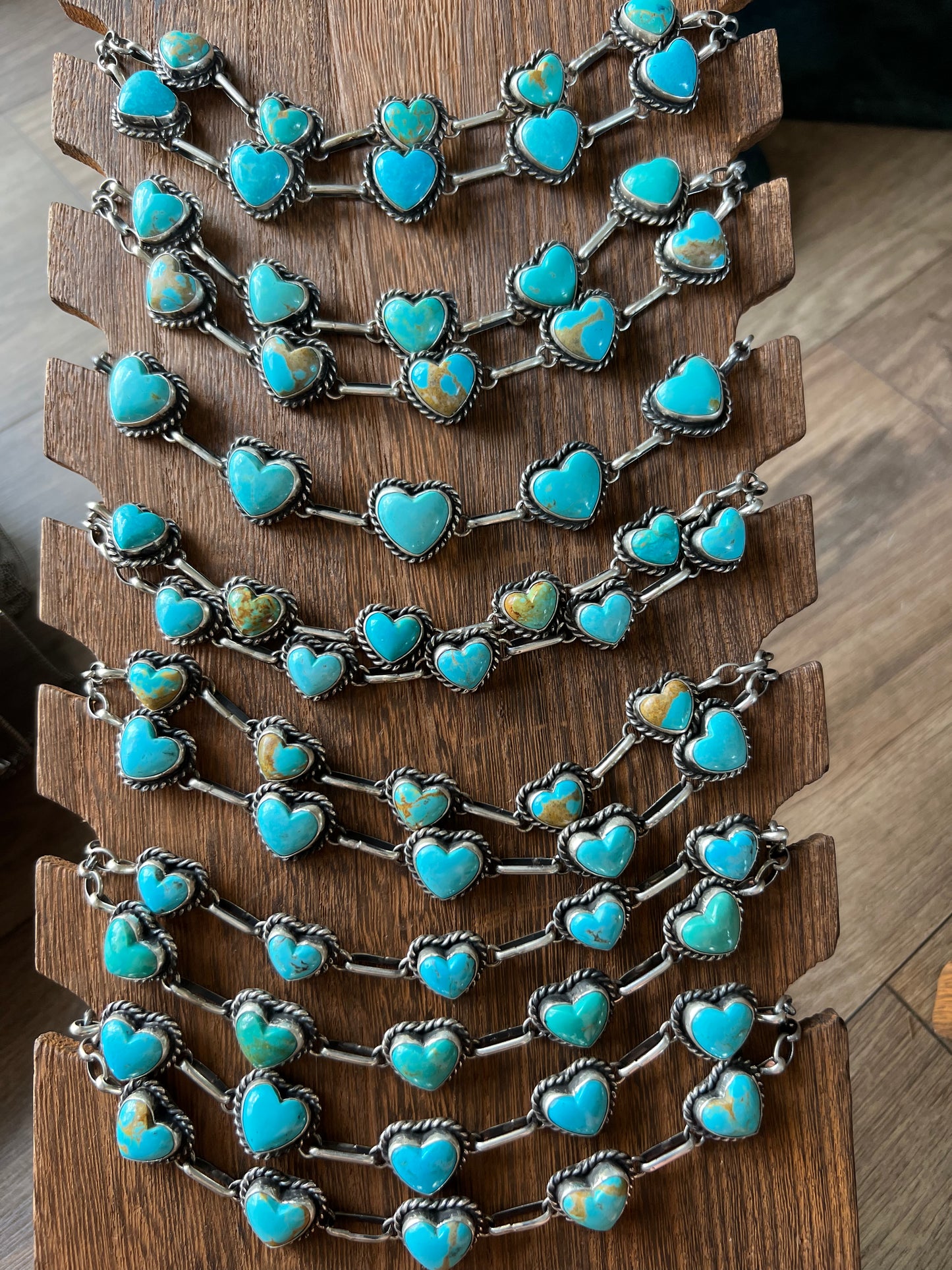Turquoise Heart Choker