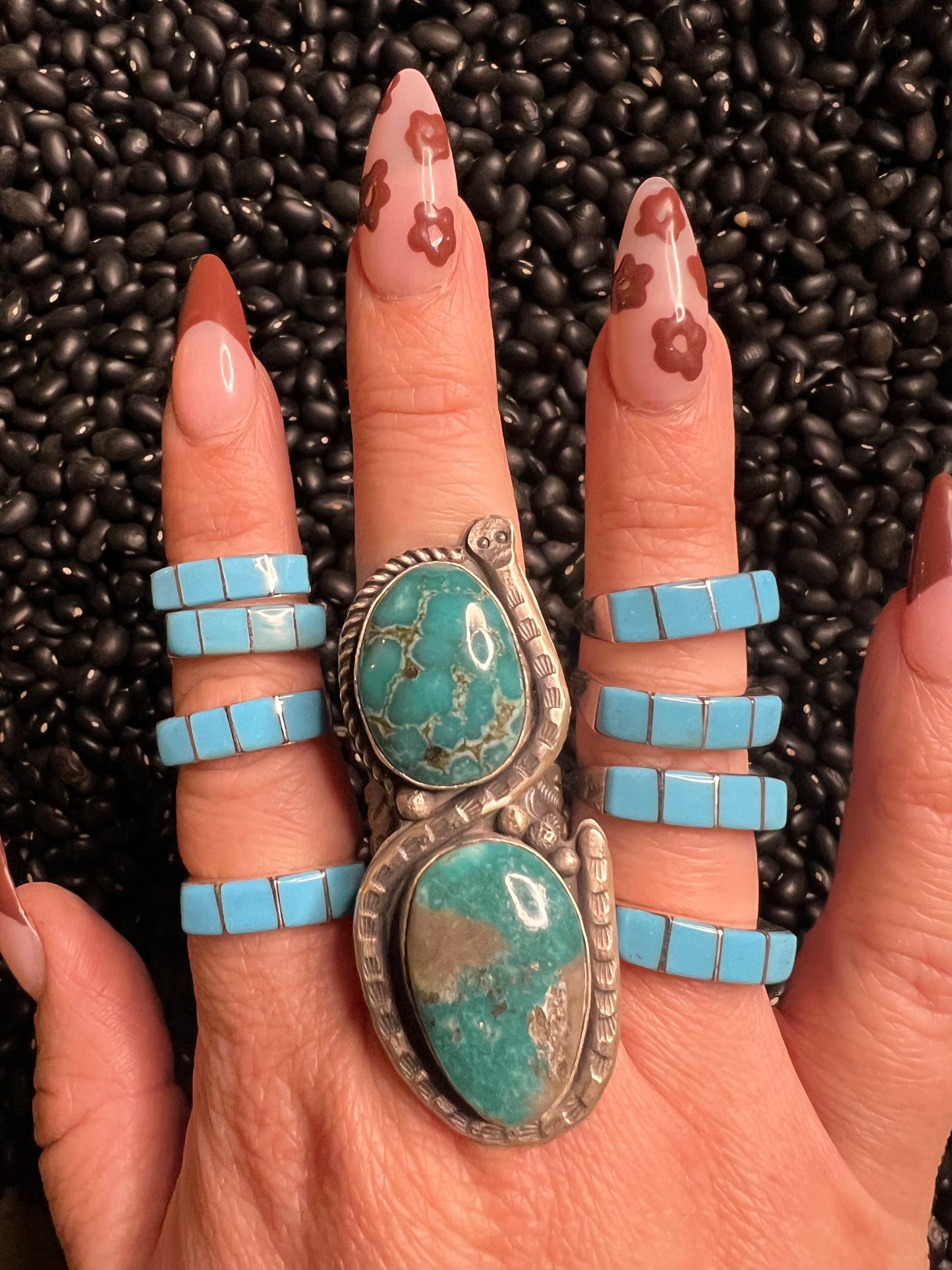 Thick Turquoise Inlay Ring