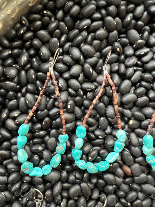 Heshi Turquoise Nugget Earrings