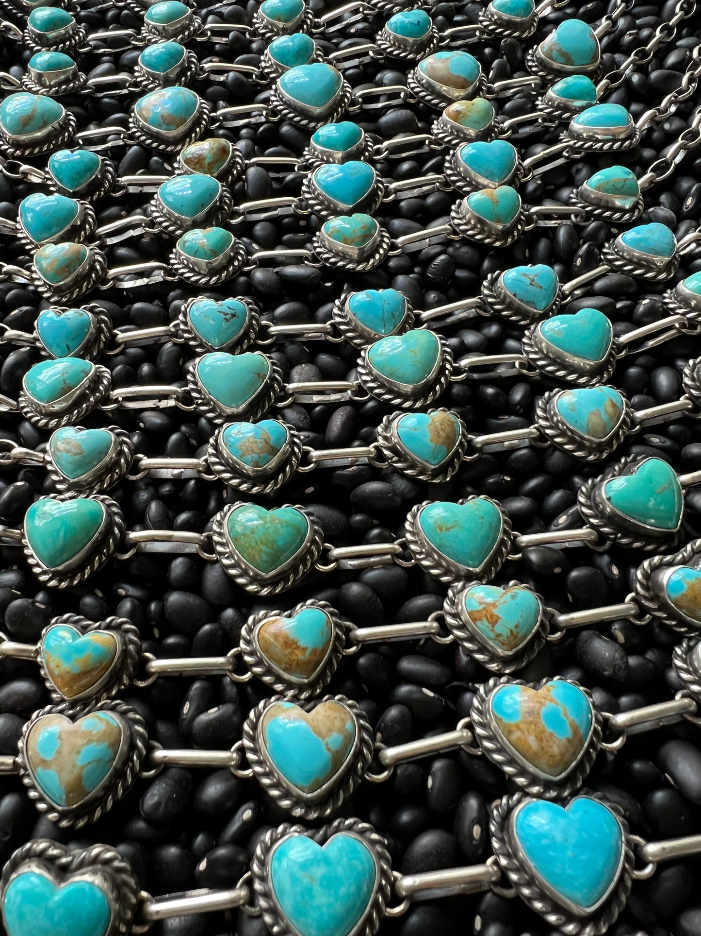 Turquoise Heart Choker