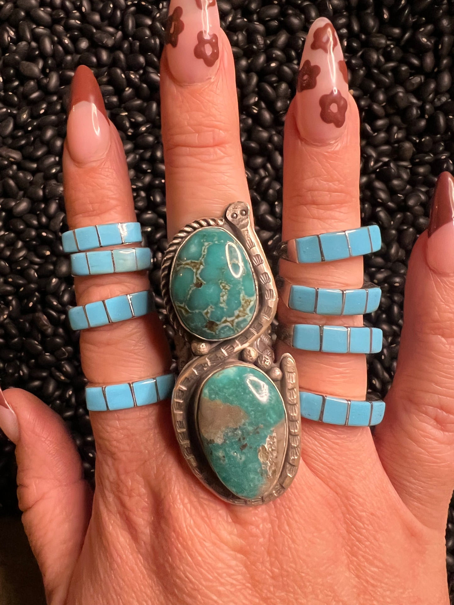 Thick Turquoise Inlay Ring