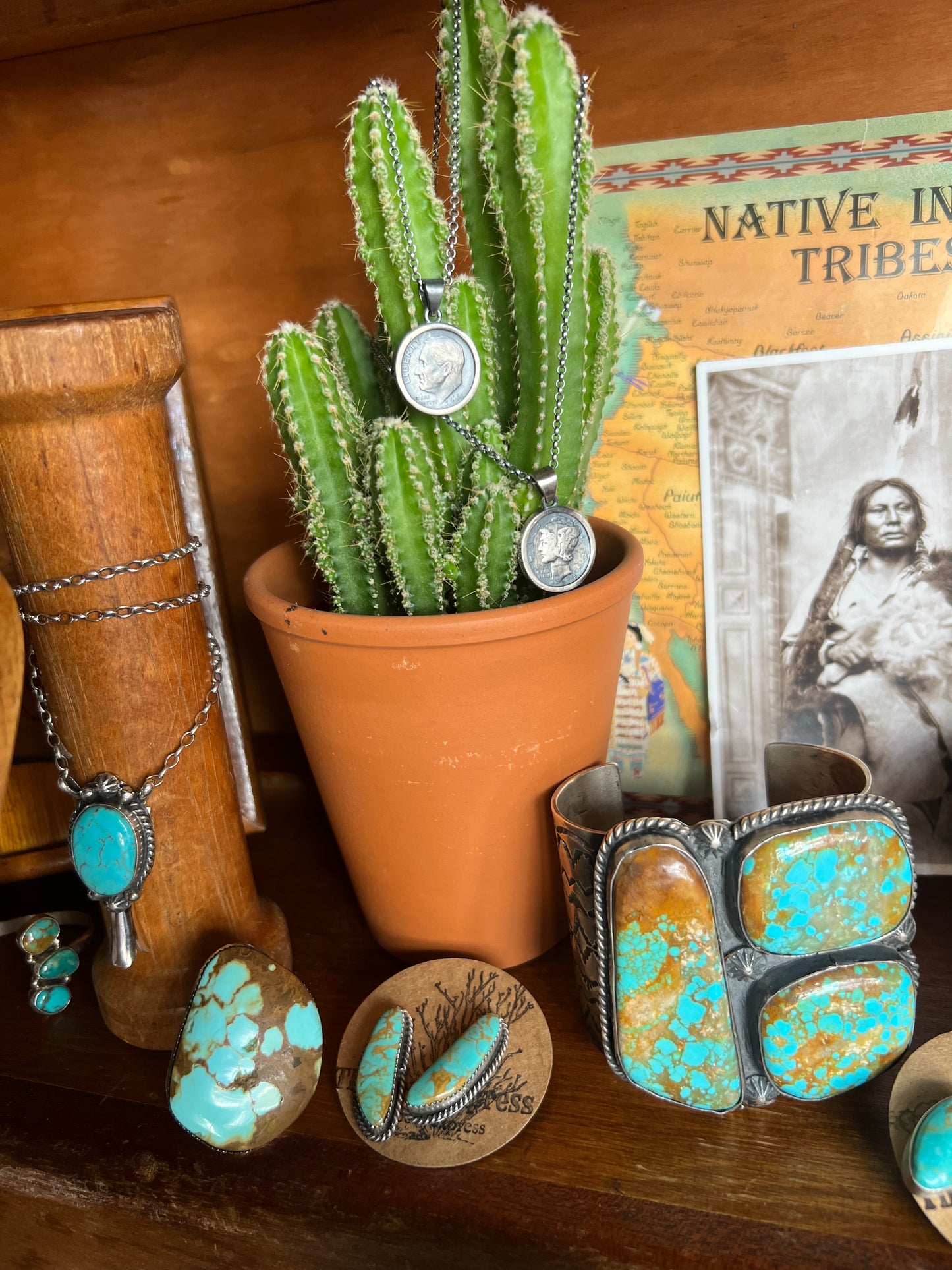 Stud Turquoise Earrings