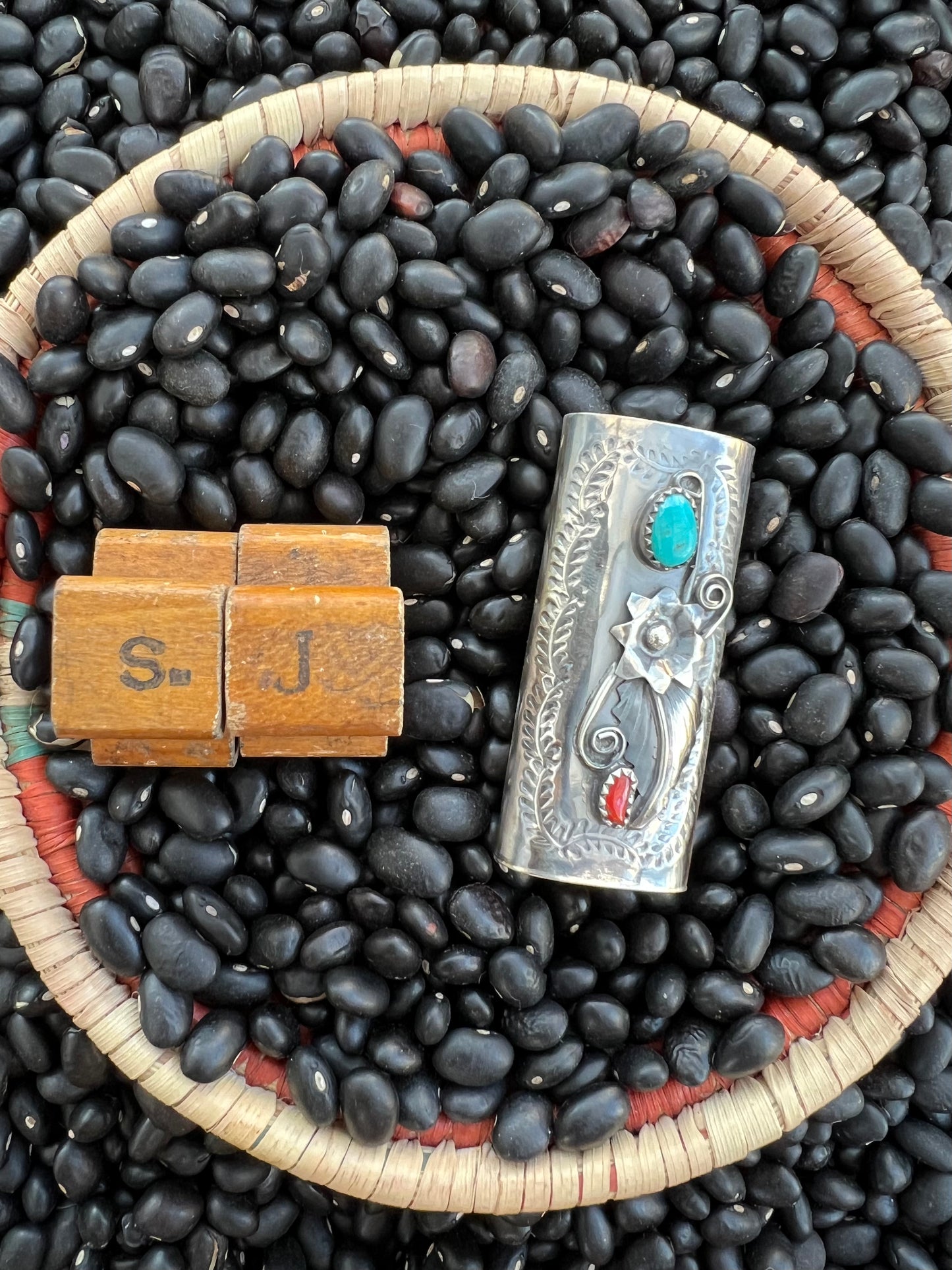 Mini Bic Native American Sterling Silver Lighter