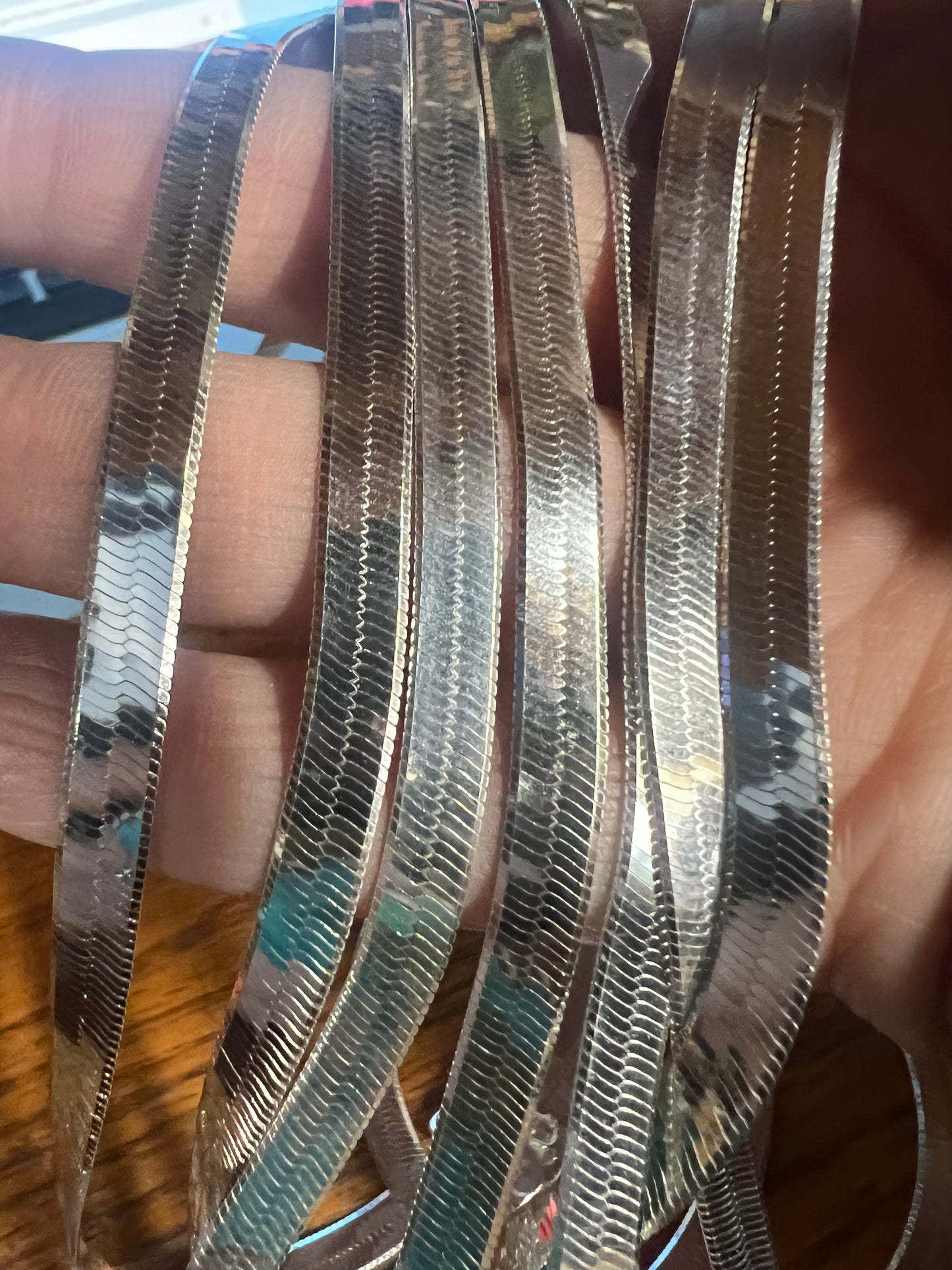Herringbone Sterling Silver Chain 5.5mm