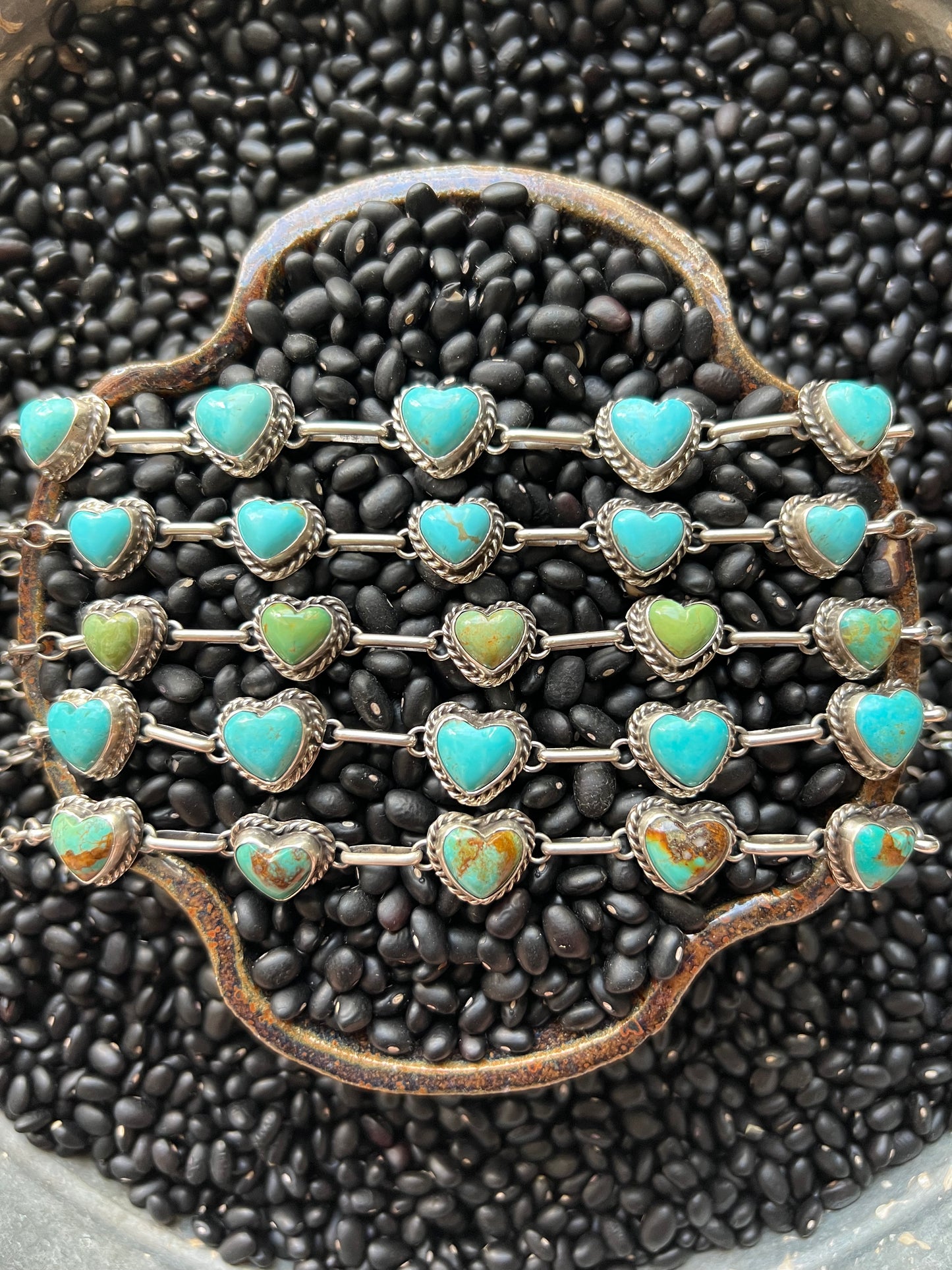 Turquoise Heart Choker