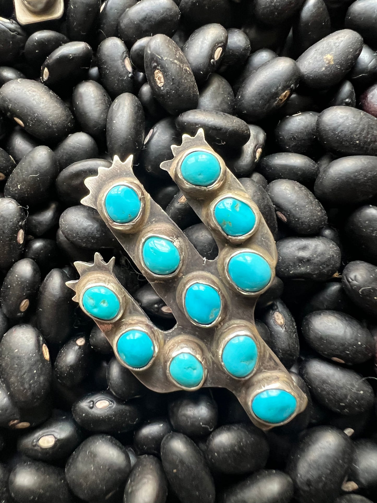 Turquoise Cactus Pendant