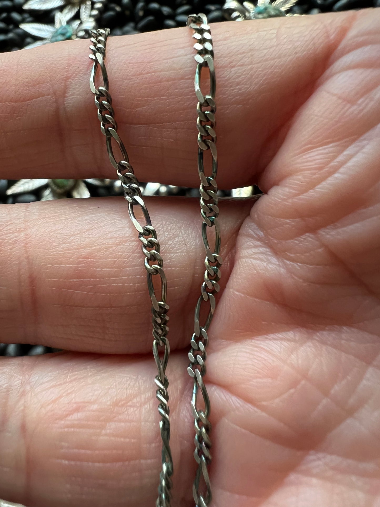 Sterling Silver 2.9mm Figaro Chain