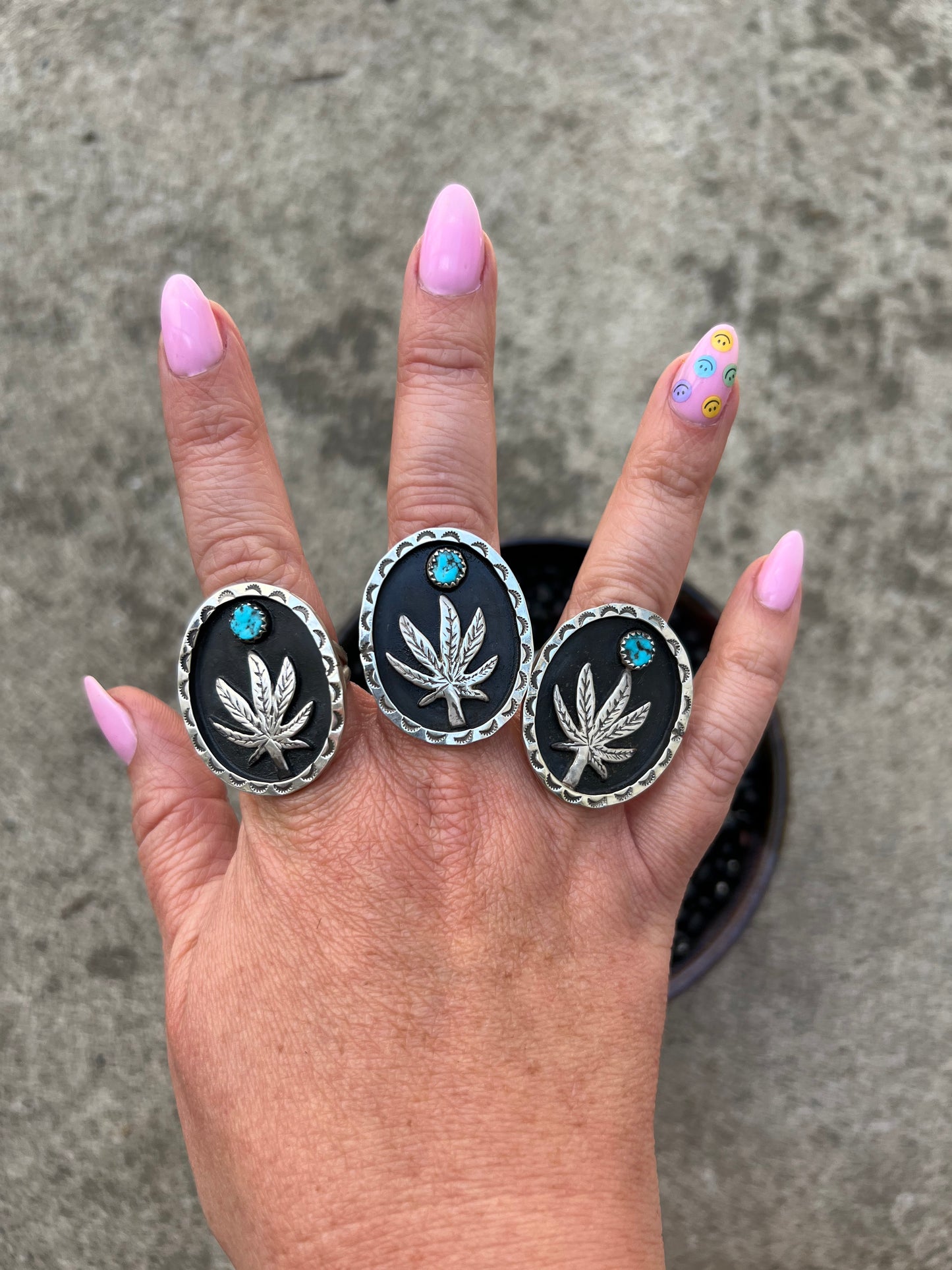 Dope Turquoise Rings