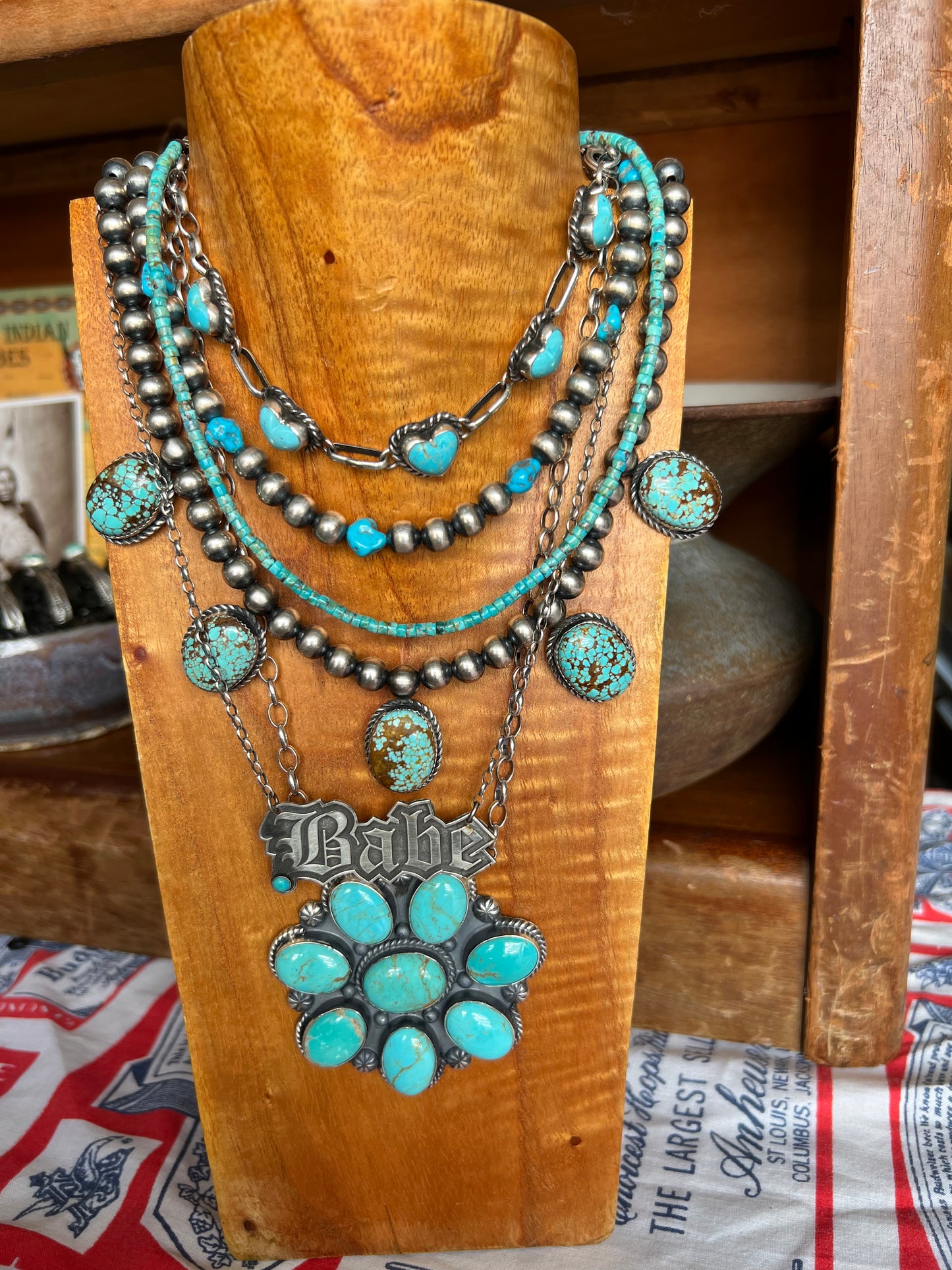 Turquoise Heshi Necklace